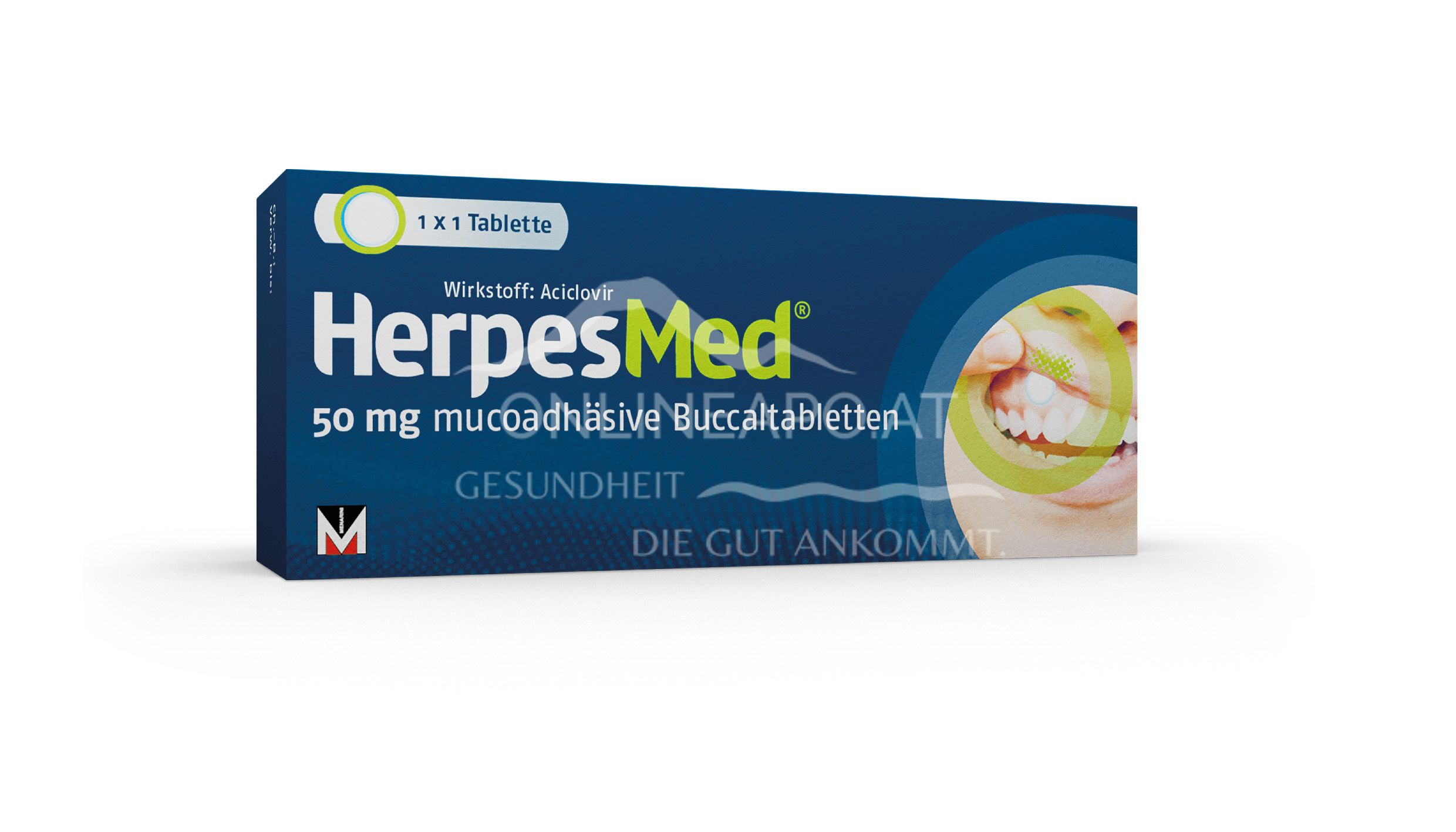 HerpesMed® 50 mg mucoadhesive buccal tablets