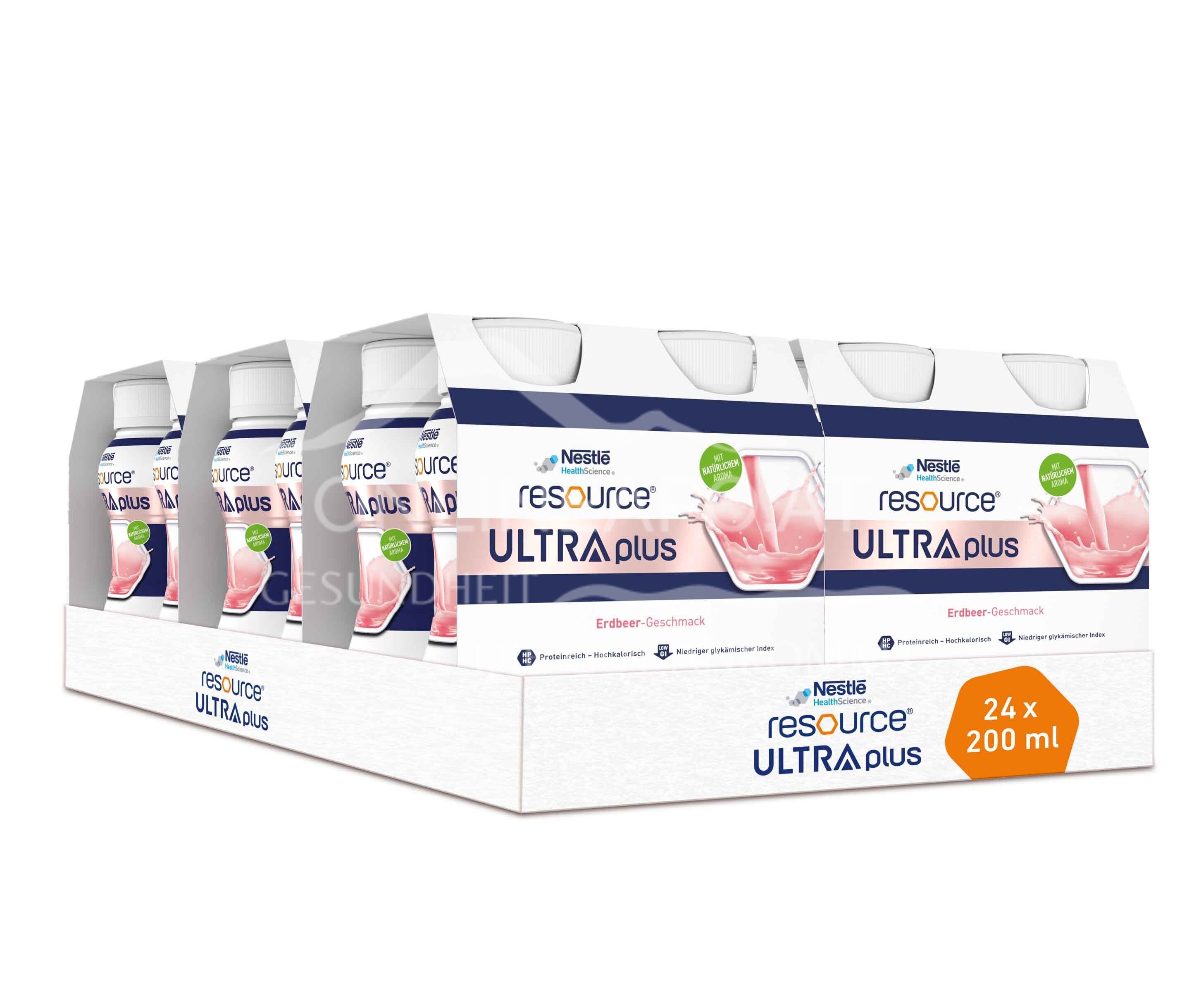 Resource® ULTRA plus High Protein Erdbeere Trinknahrung 200 ml