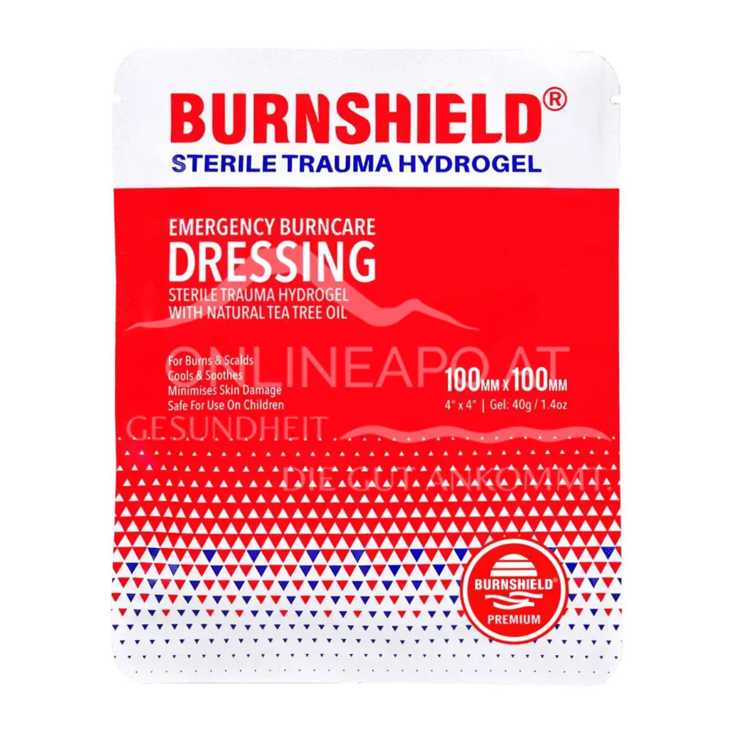 BurnShield® Wundverband bei Verbrennungen, 10 x 10 cm