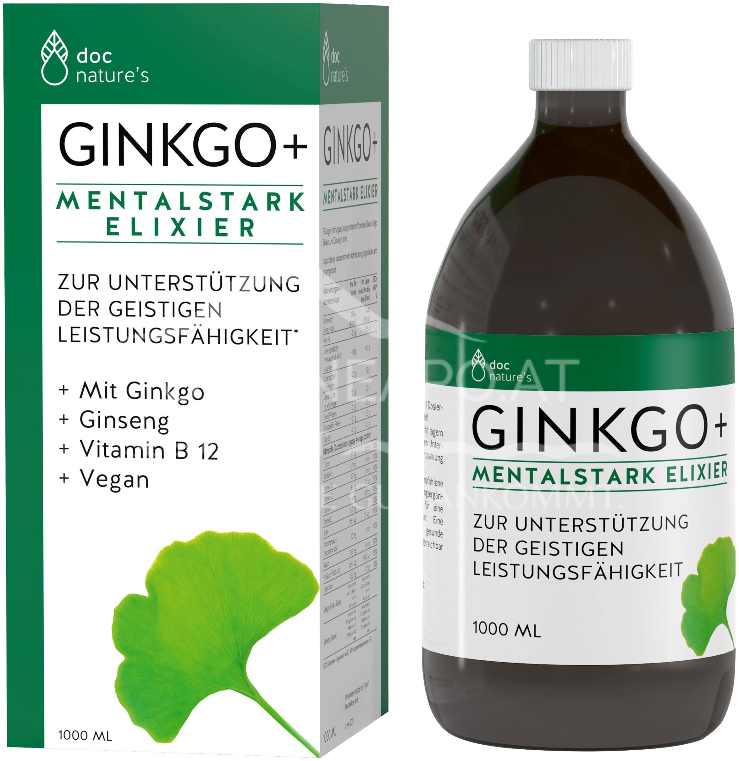 doc nature’s Ginkgo + Mentalstark Elixier