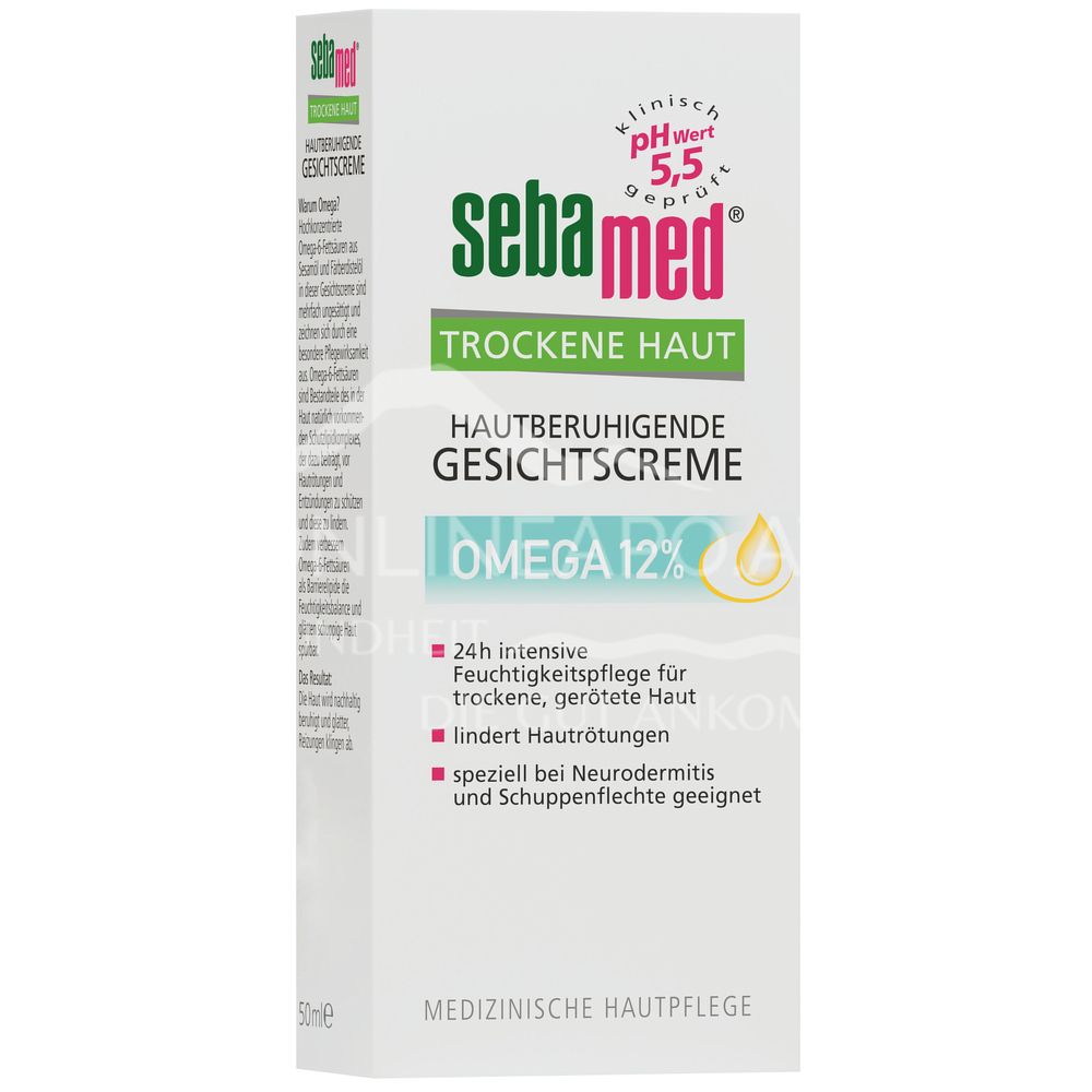 Sebamed Trockene Haut Hautberuhigende Gesichtscreme Omega 12%