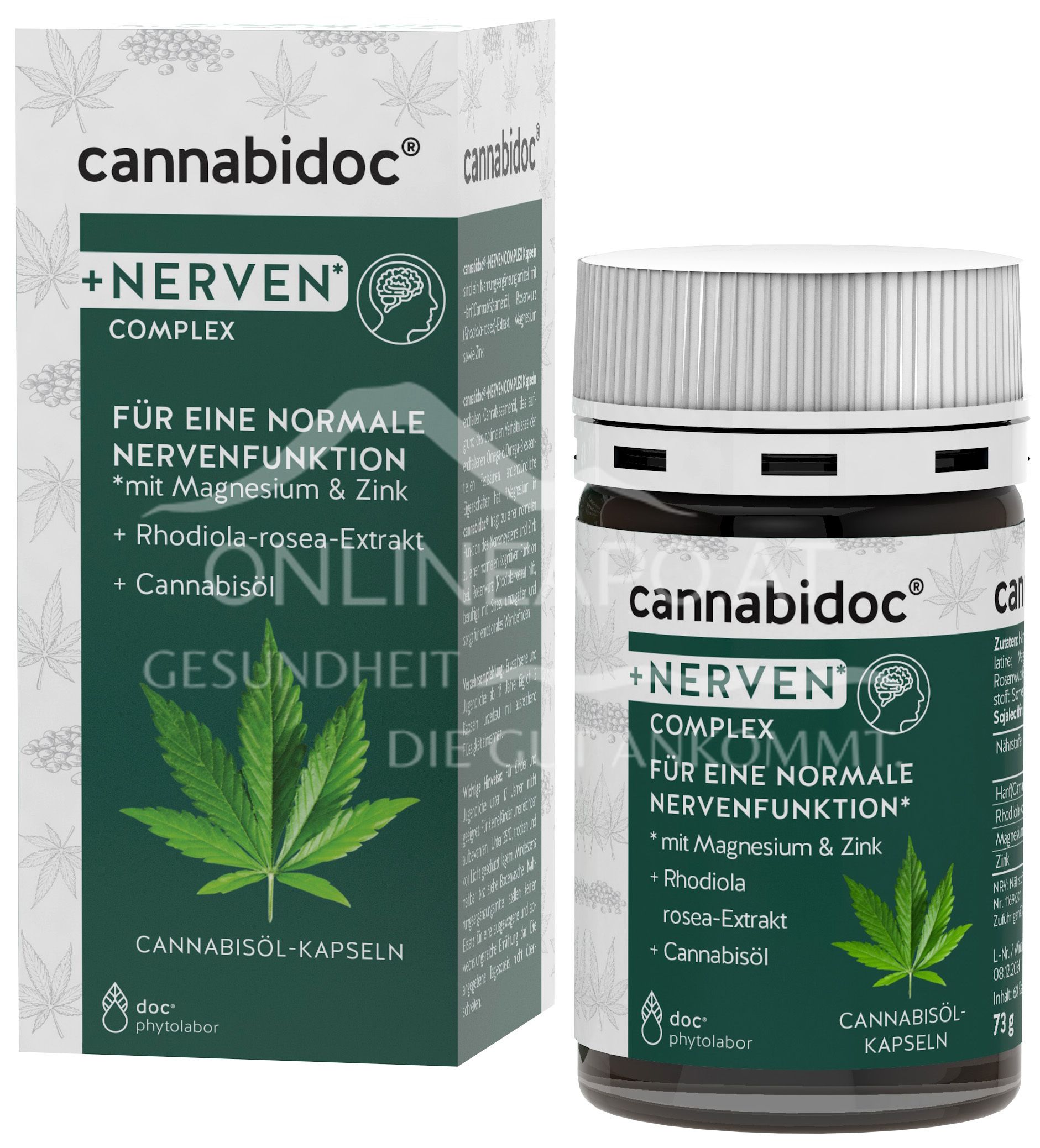 cannabidoc® + Nerven* Complex Kapseln