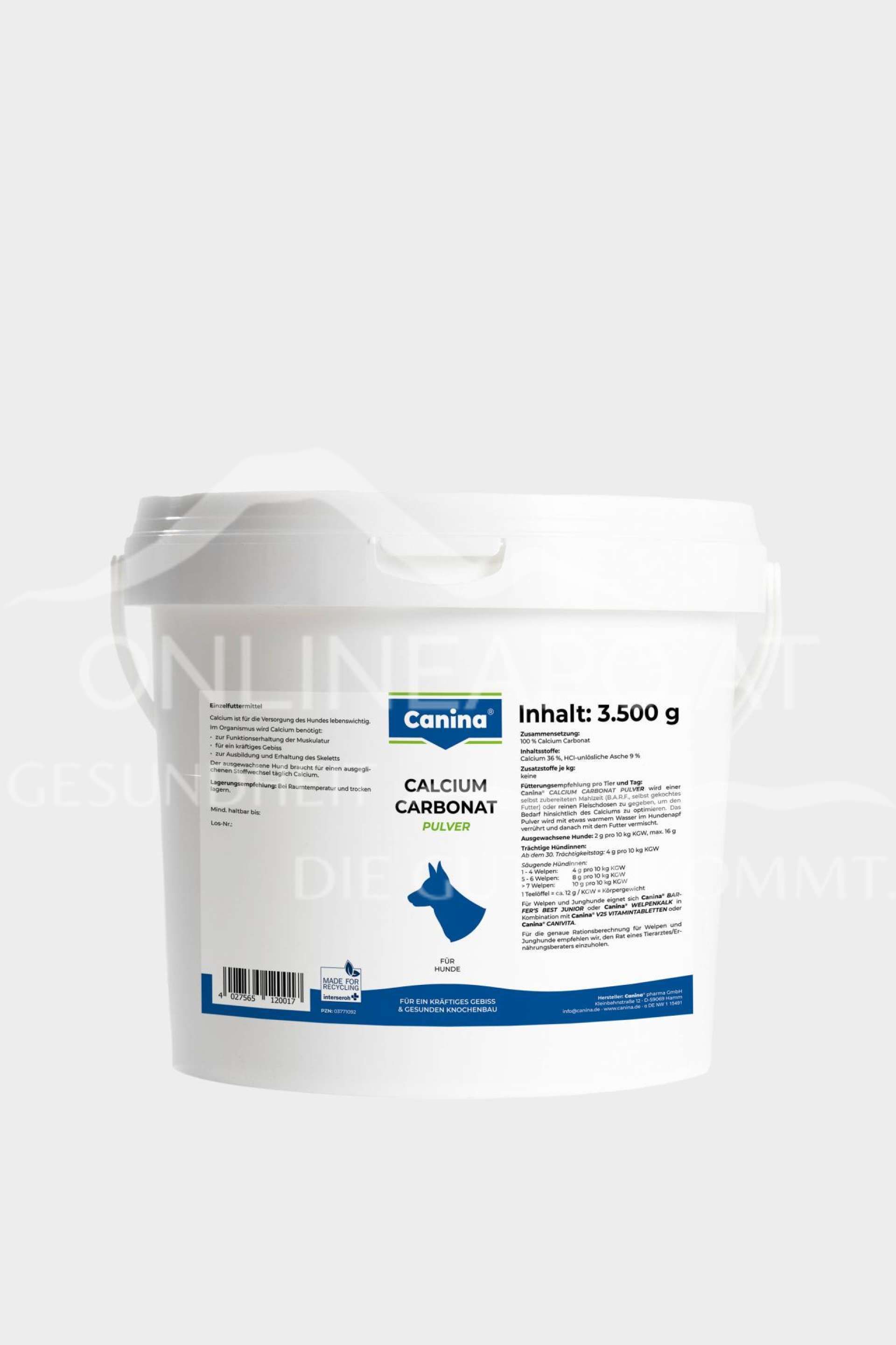 Canina® Calcium Carbonate Powder for dogs