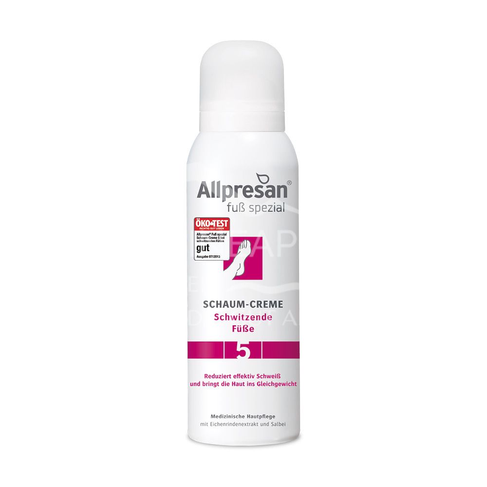 Allpresan® Fuß spezial Nr. 5 Schwitzende Füße Schaum-Creme
