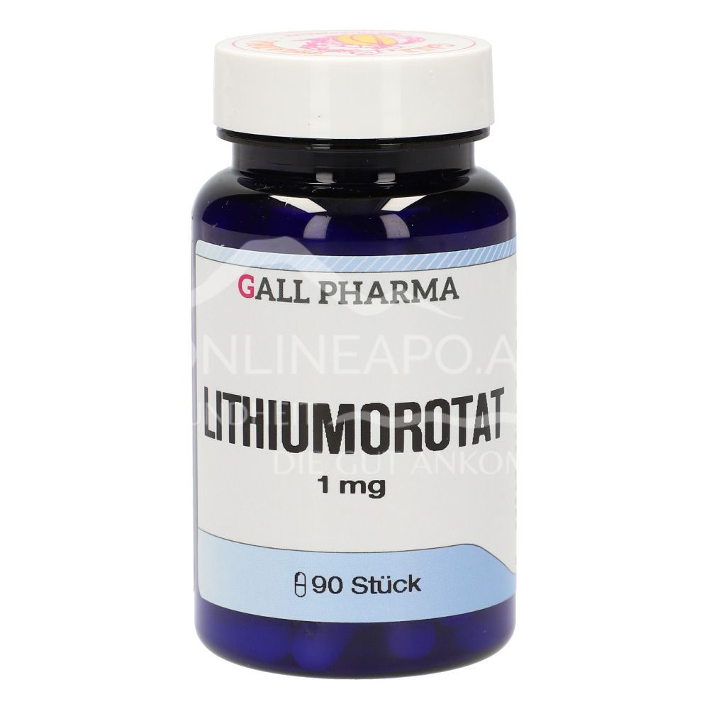 Gall Pharma Lithiumorotat 1 mg Kapseln