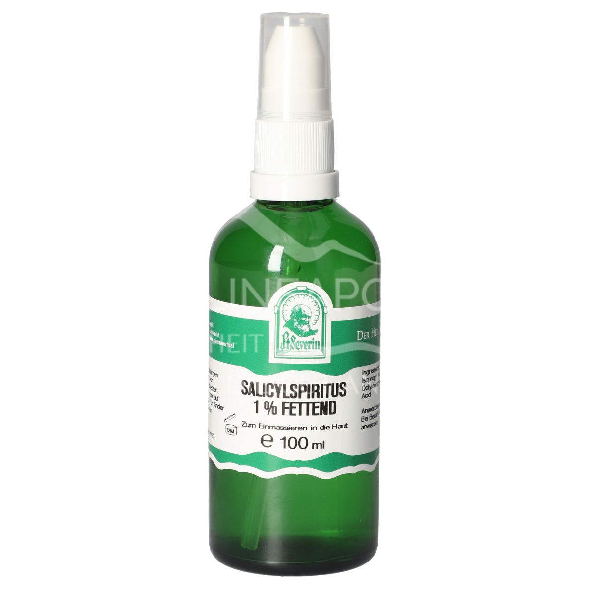 Pater Severin Salicylspiritus 1% fettend Spray