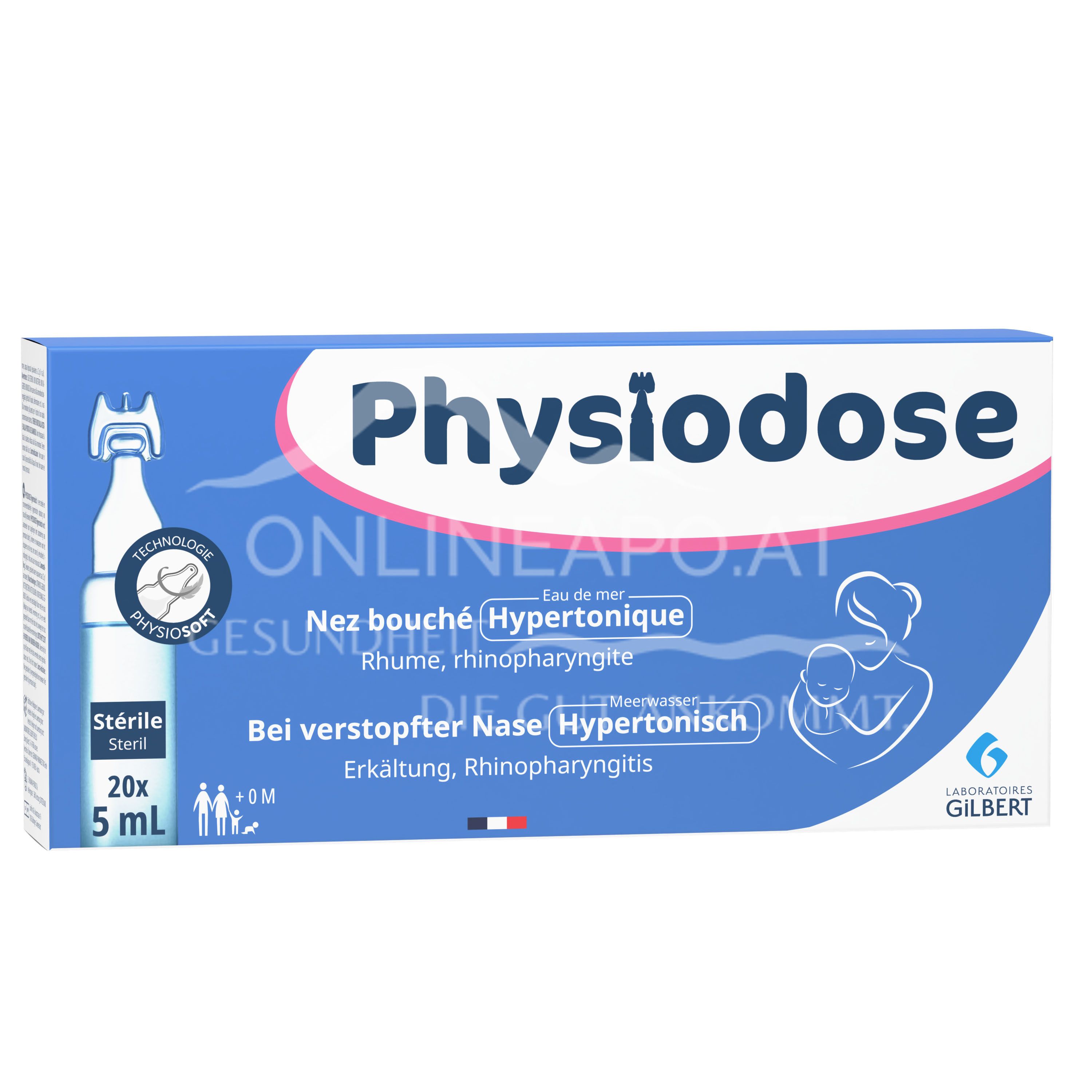 Physiodose Hypertonische Meerwasserlösung Ampullen 5 ml, steril
