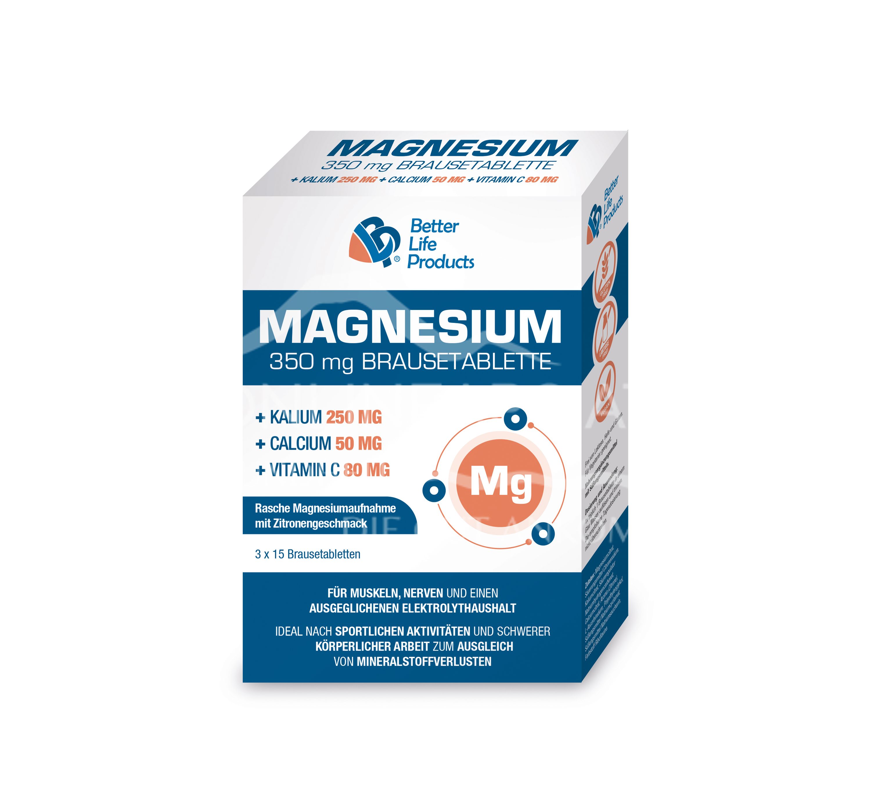 Better Life Products® Magnesium 350 mg Brausetabletten