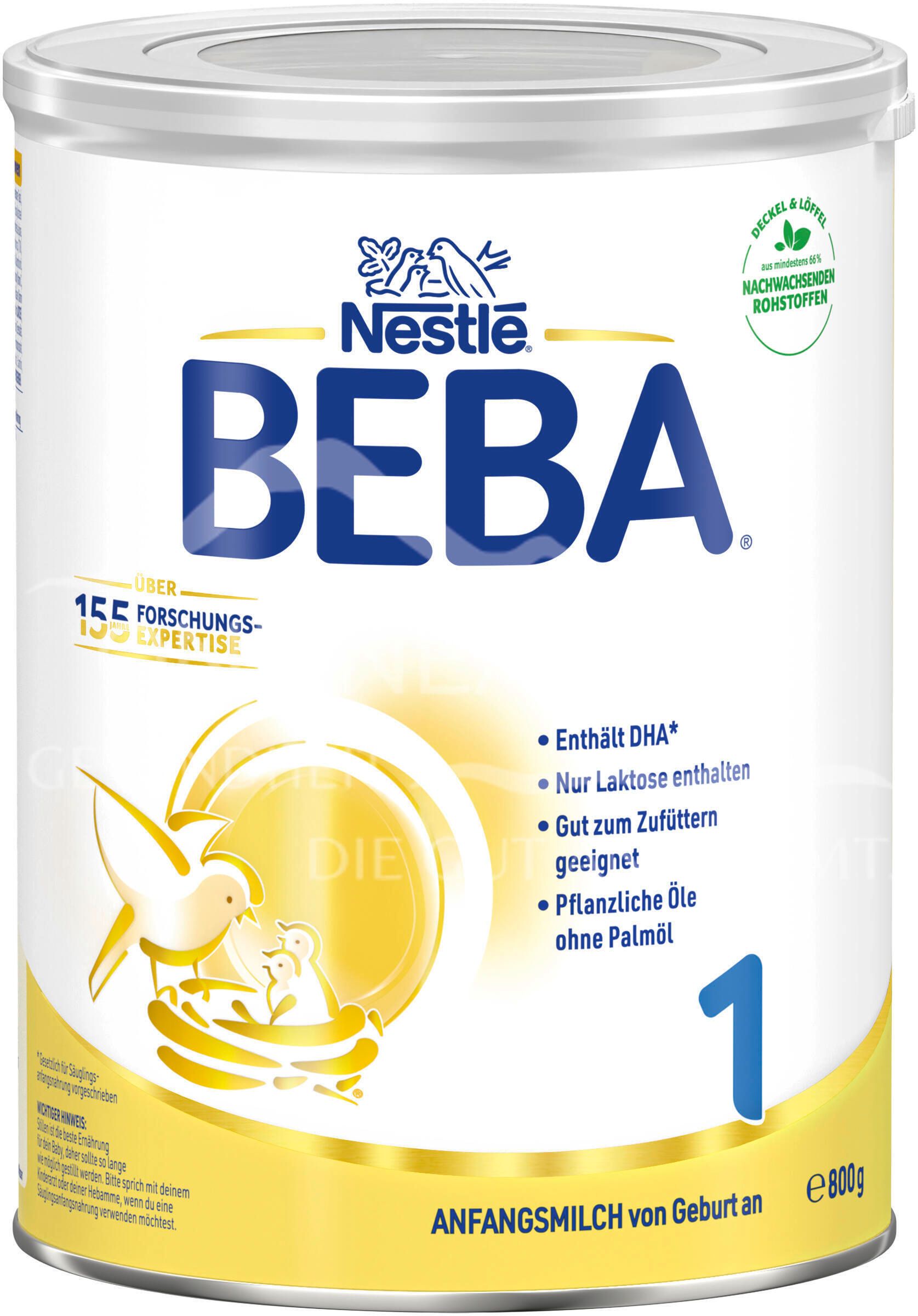 Nestlé BEBA 1 Anfangsmilch Pulver von Geburt an