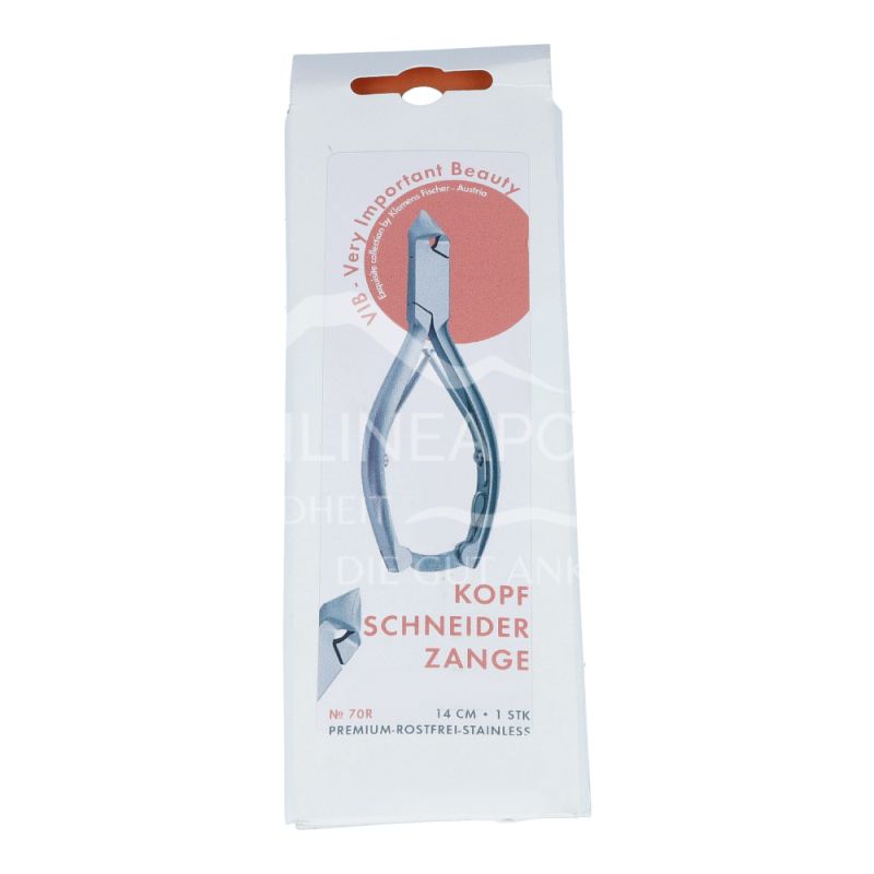 Kozbach Pharma 70R Nail nippers, stainless steel head cutter, 14cm