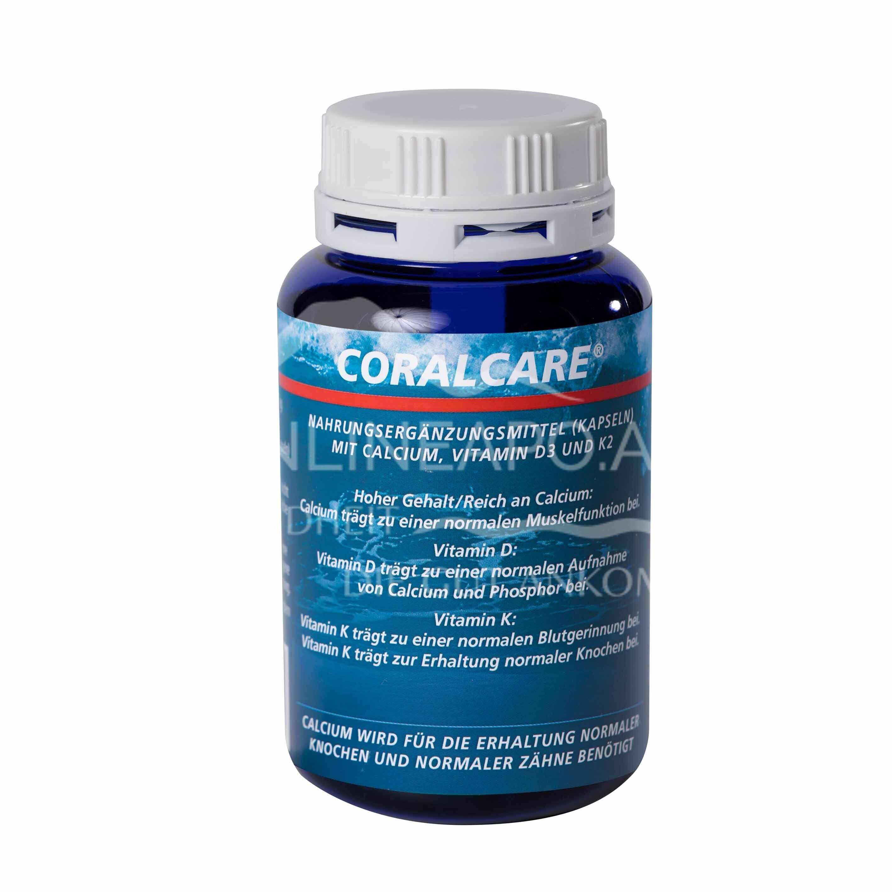 Coralcare Calcium mit Vitamin D3 und K2 Kapseln