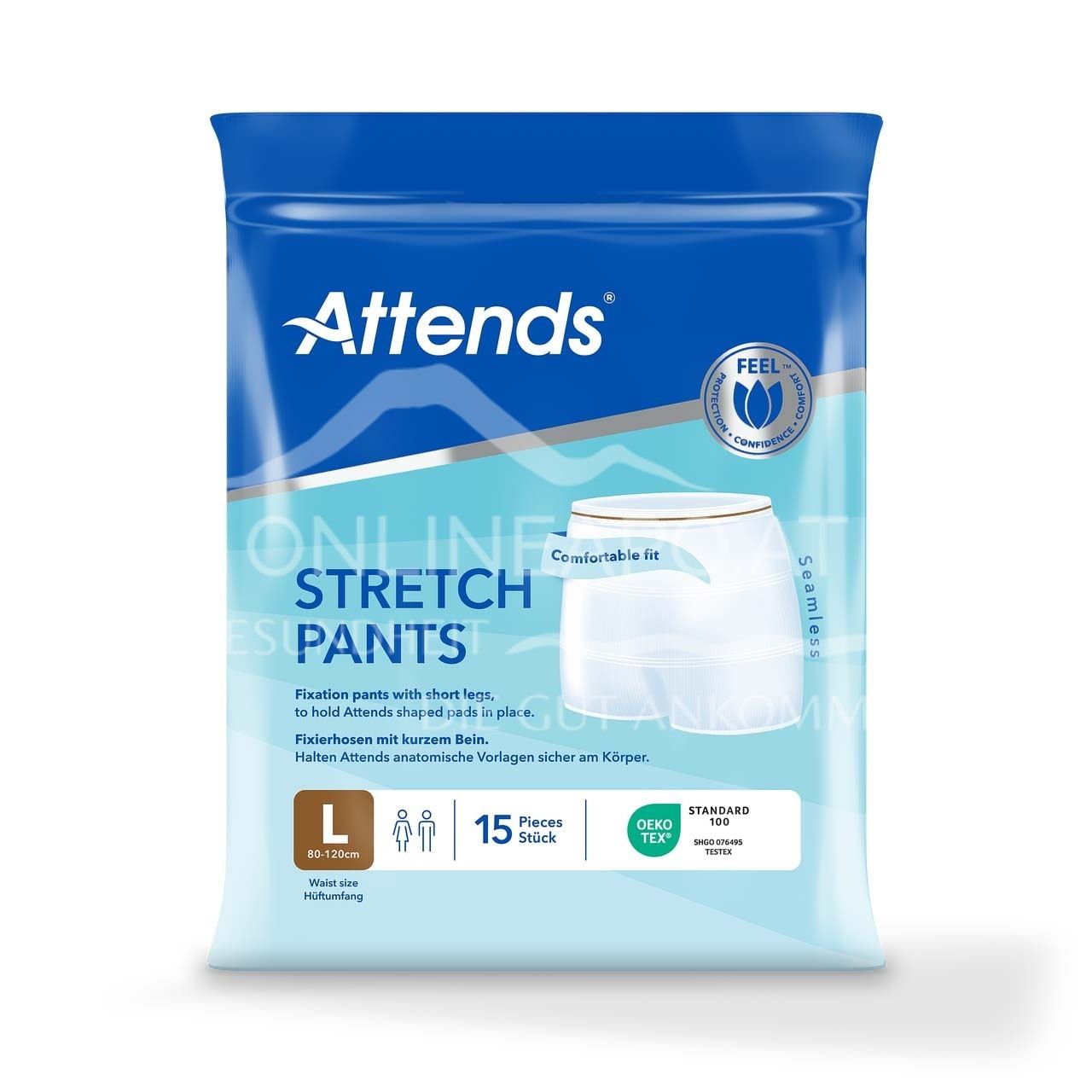 Attends Stretch Pants Fixierhosen - Größe L