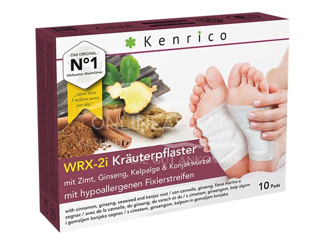 Kenrico WRX-2i Kräuterpflaster mit Zimt, Ginseng, Kelpalge und Konjakwurzel