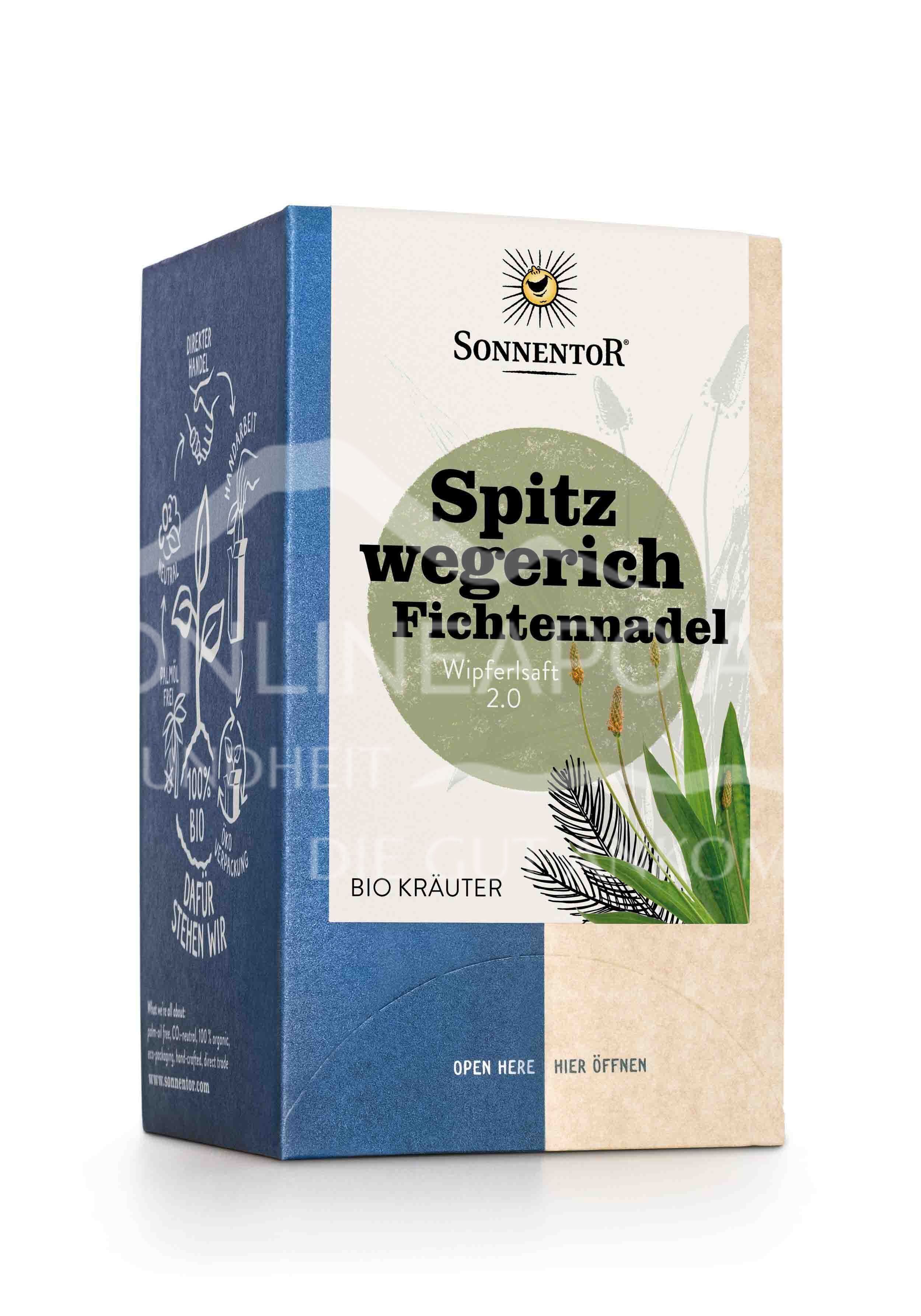 Sonnentor ribwort-spruce needle tea