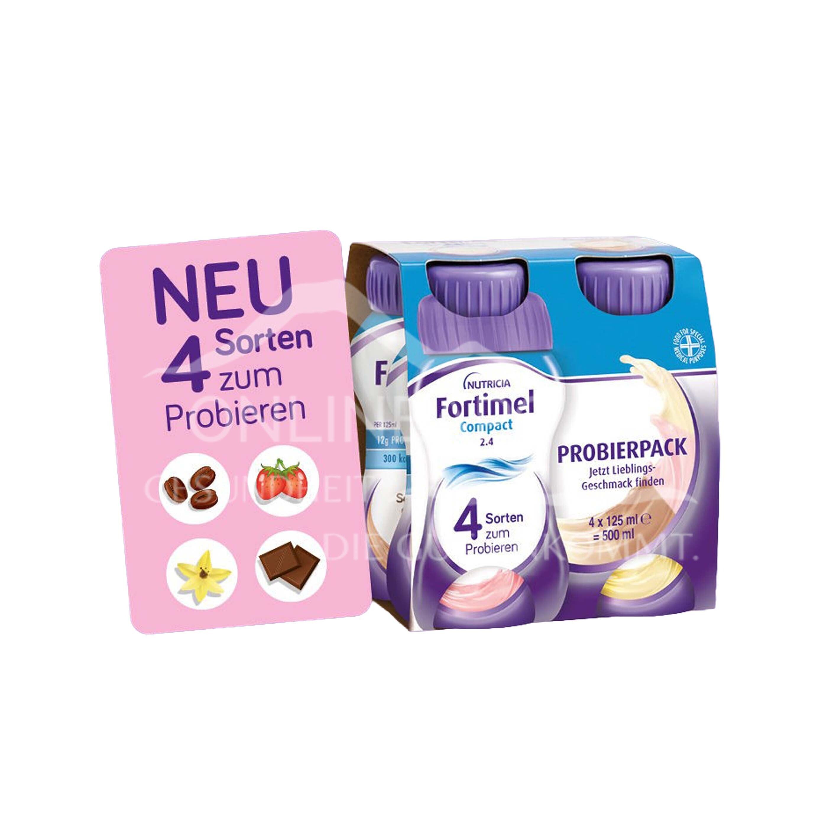 Nutricia Fortimel® Compact 2.4 kcal Trinknahrung 125 ml - Probierpack 