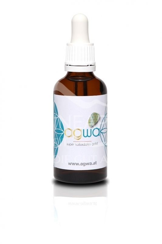agwa Super kolloidales Gold (2 ppm) Lösung mit Pipette