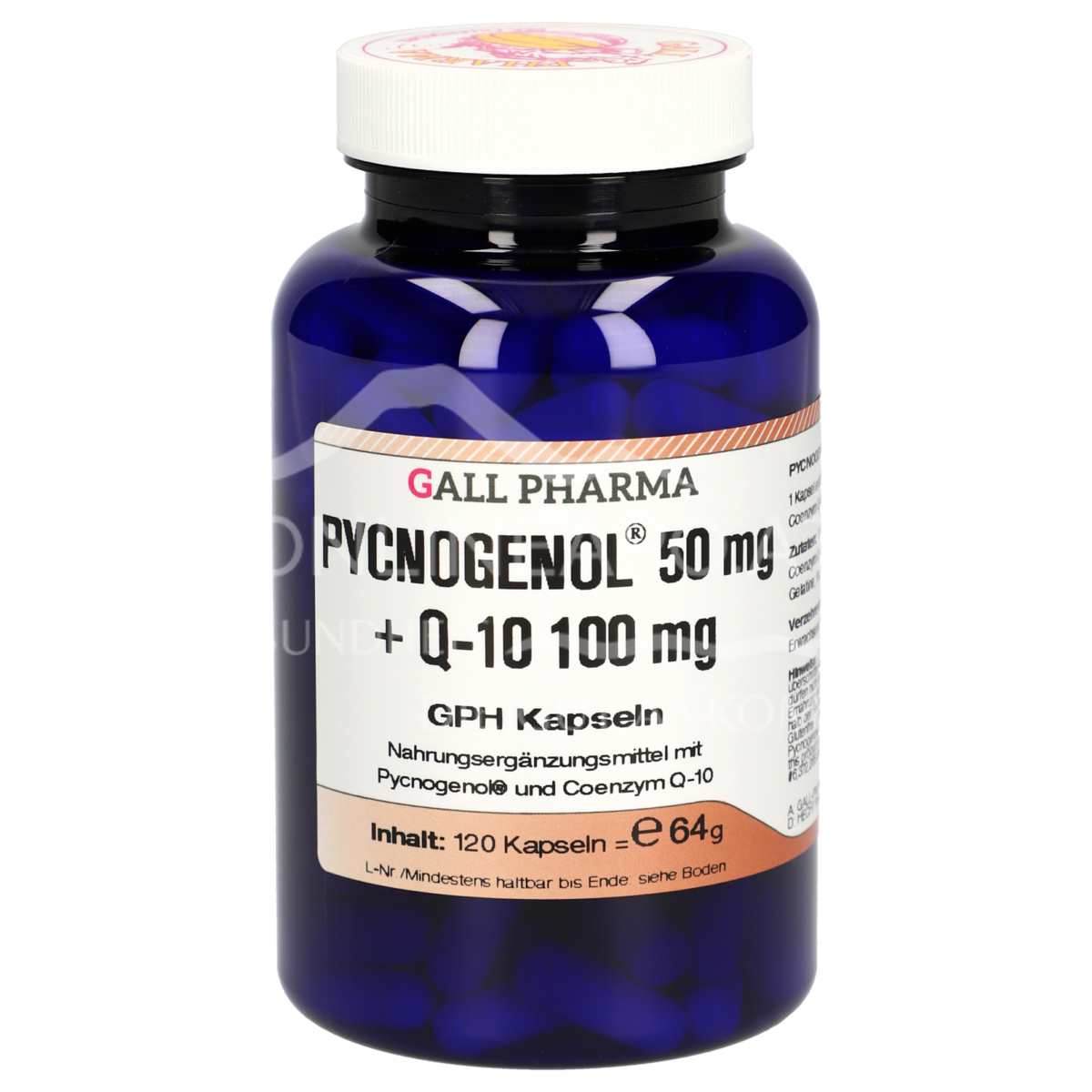Gall Pharma Pycnogenol® 50 mg + Q10 100 mg capsules