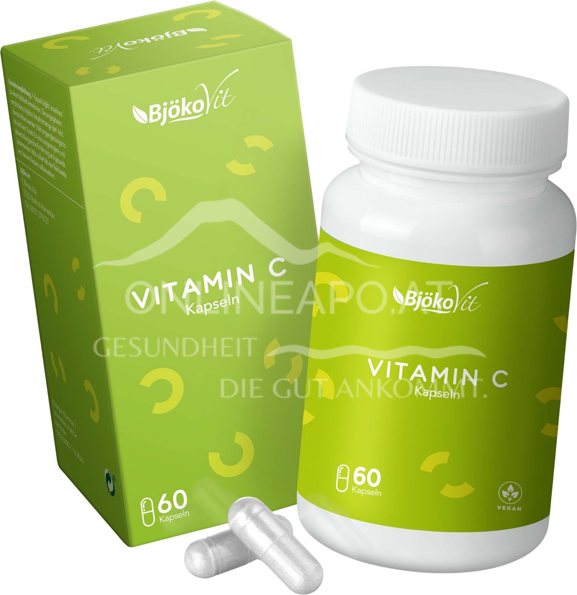 BjökoVit Vitamin C gepuffert 500 mg Kapseln
