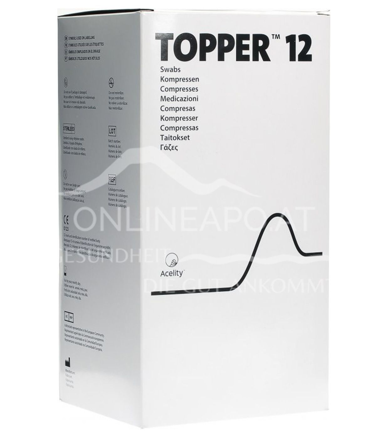 3M Topper 12 unsterile Kompressen 10 x 20 cm