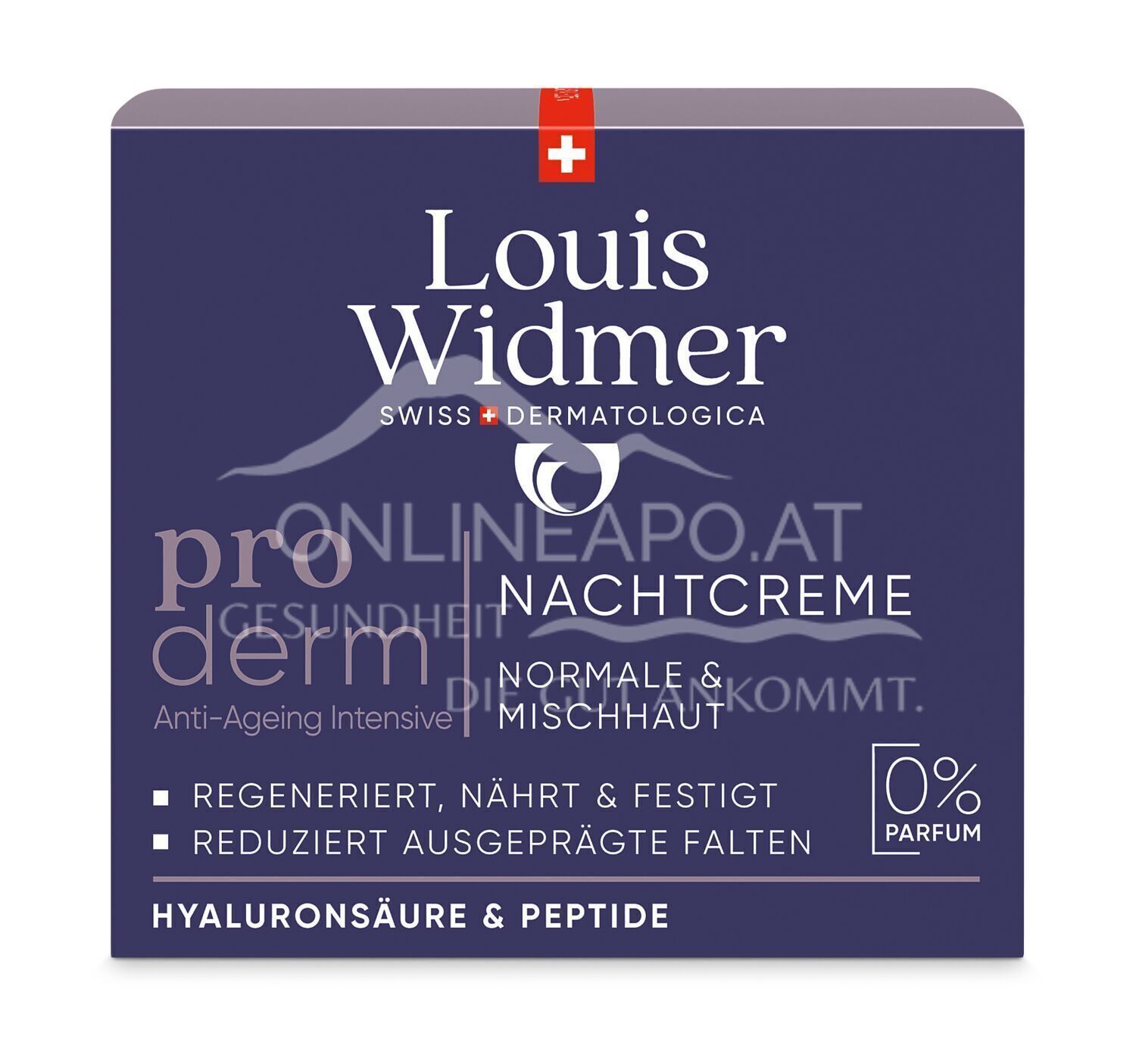 Louis Widmer proderm Nachtcreme - ohne Parfum