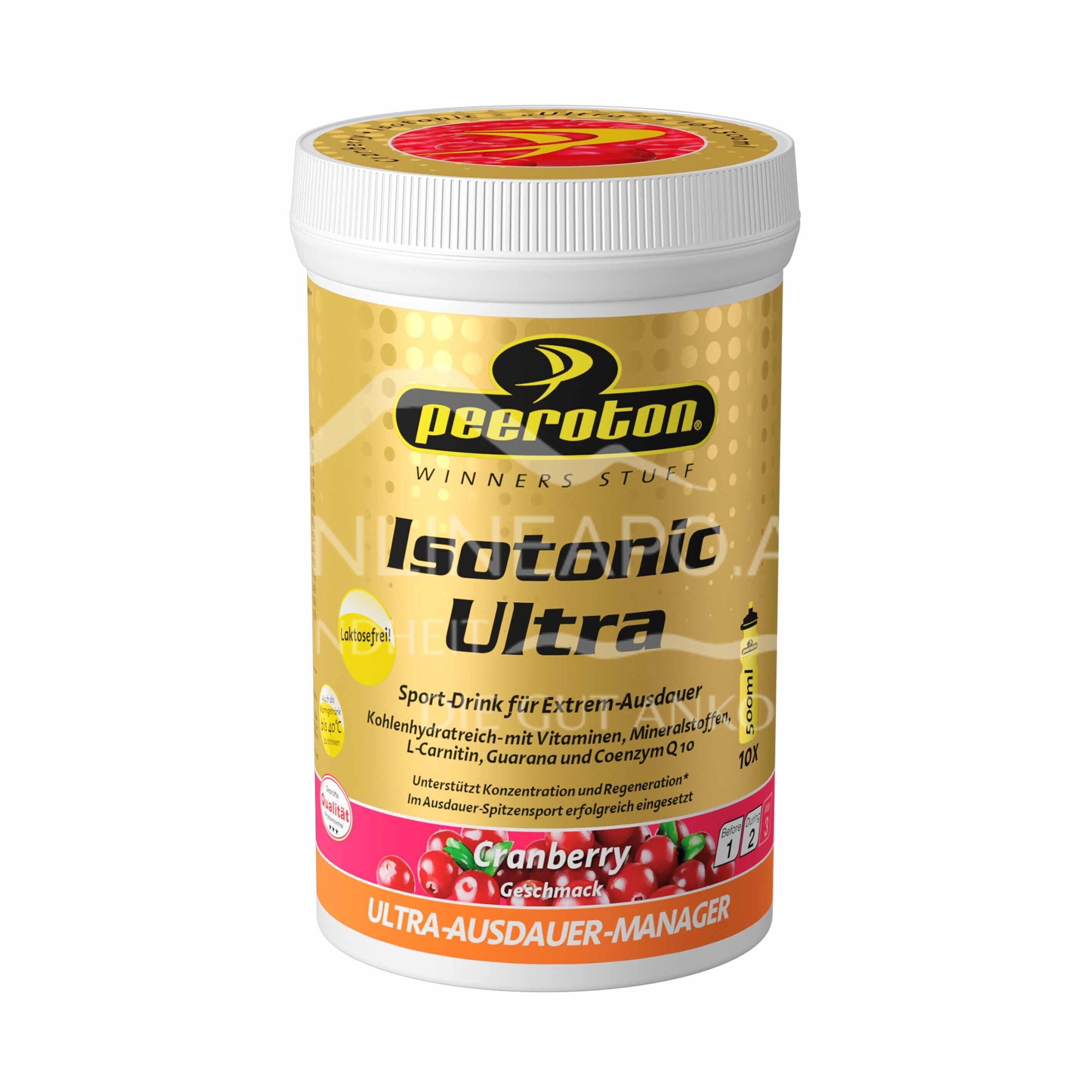 Peeroton Isotonic Ultra Getränkepulver - Cranberry