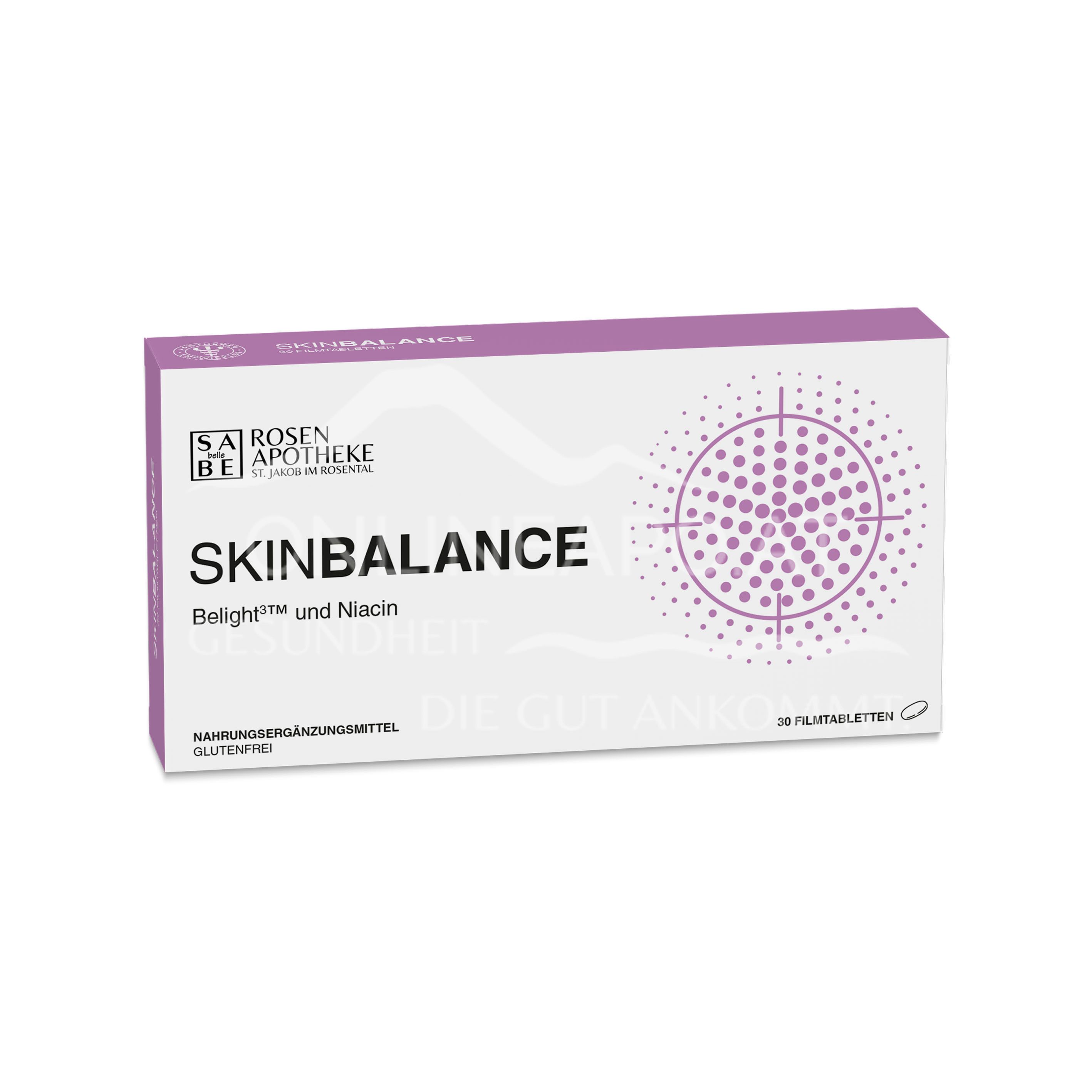 SABE belle SKINBALANCE Belight3™ und Niacin Tabletten