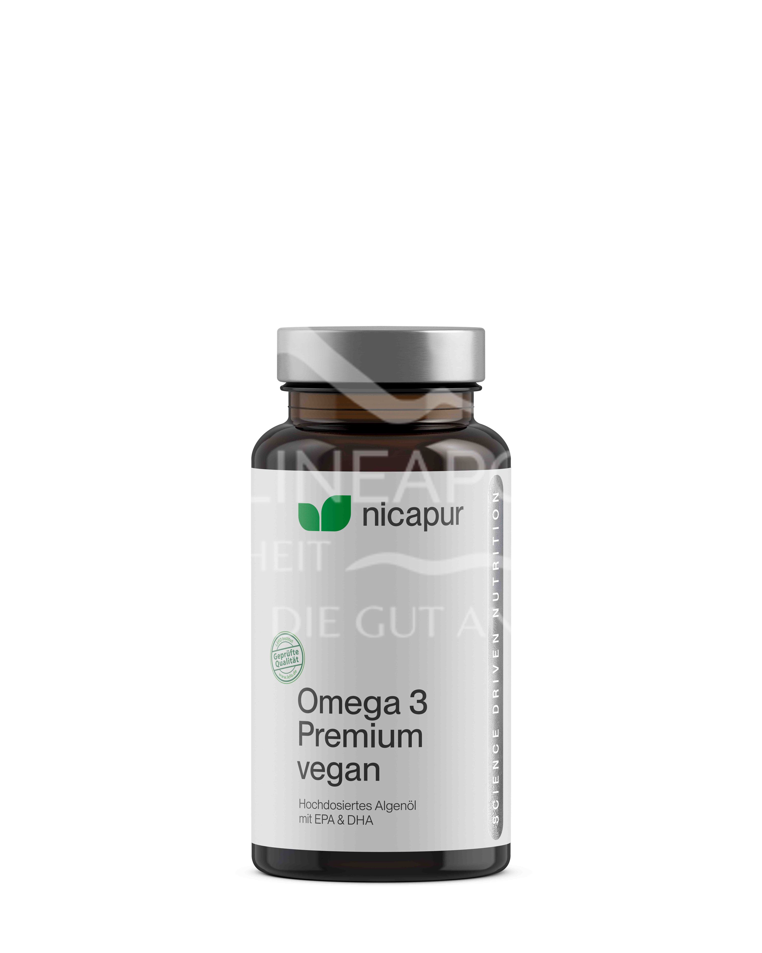 NICApur Omega 3 Premium vegan Kapseln