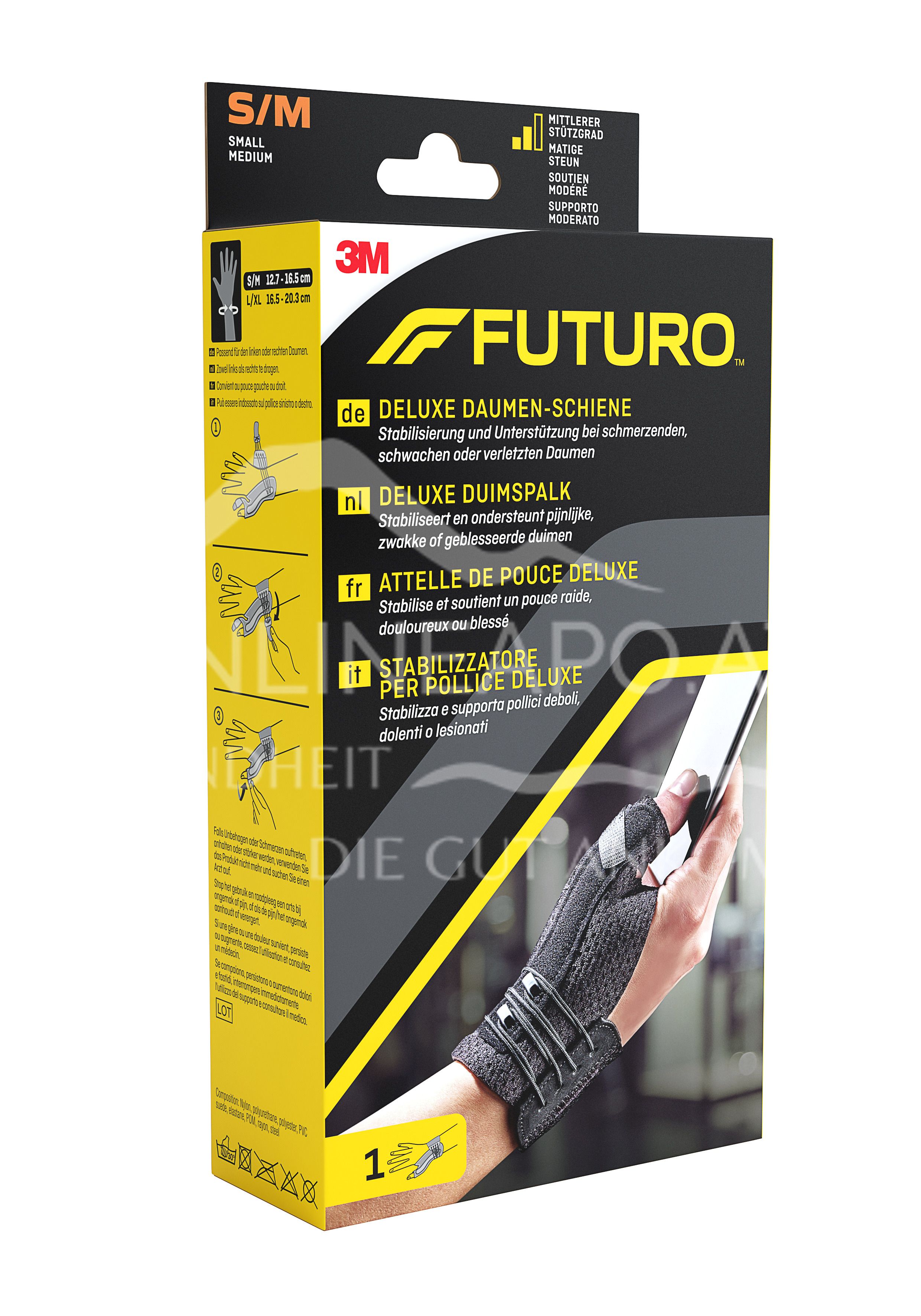 3M FUTURO™ Deluxe thumb splint 45843, size S/M