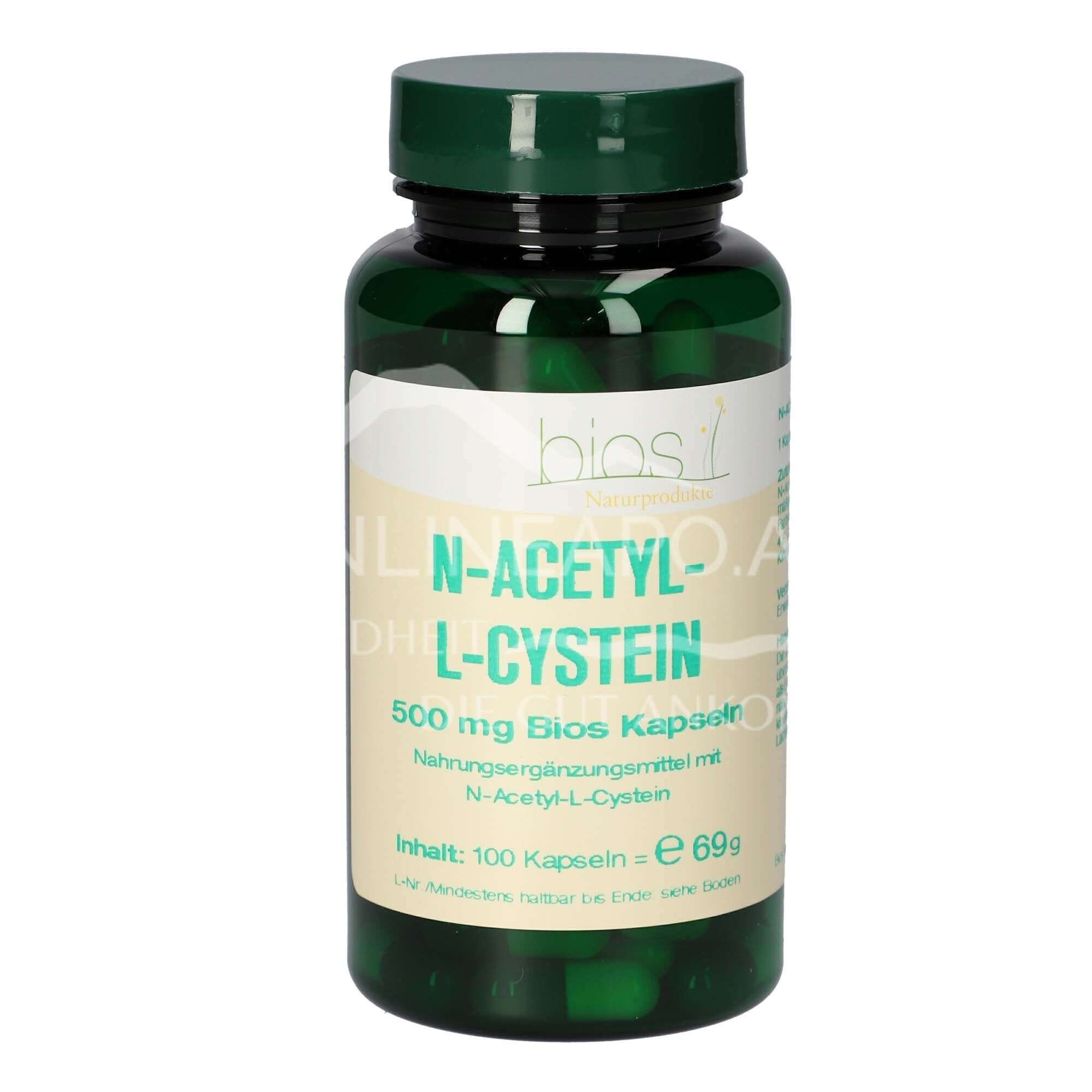 Bios N-Acetyl-L-Cysteine 500 mg capsules