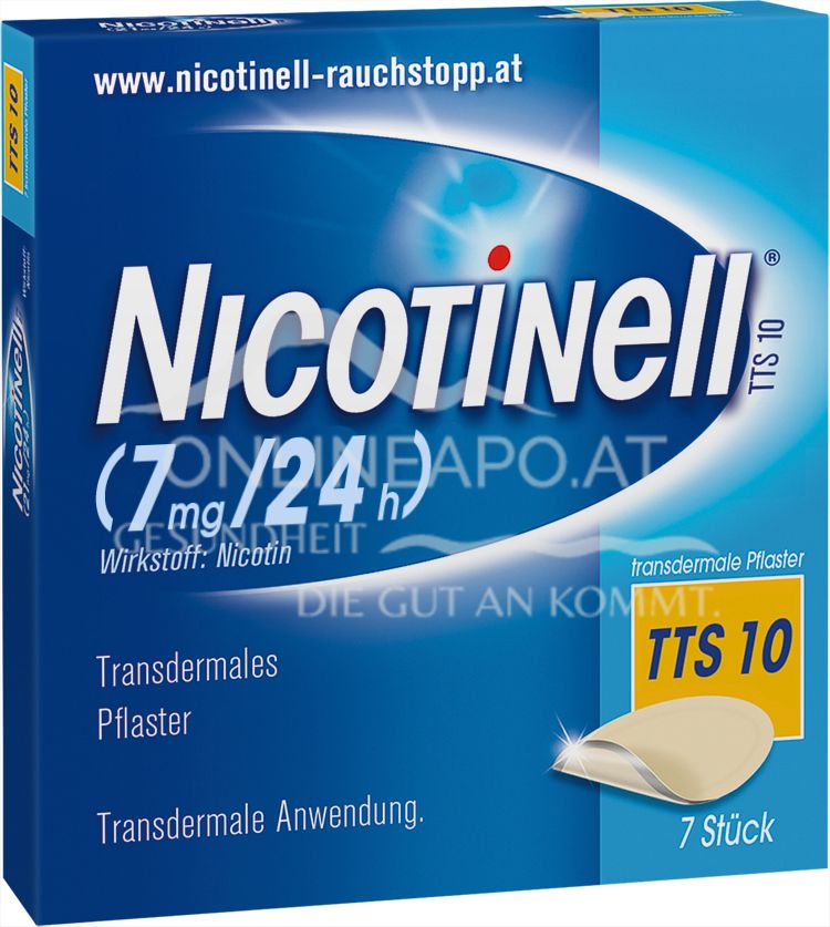 Nicotinell® TTS 10 (7 mg/24 h) transdermale Pflaster 