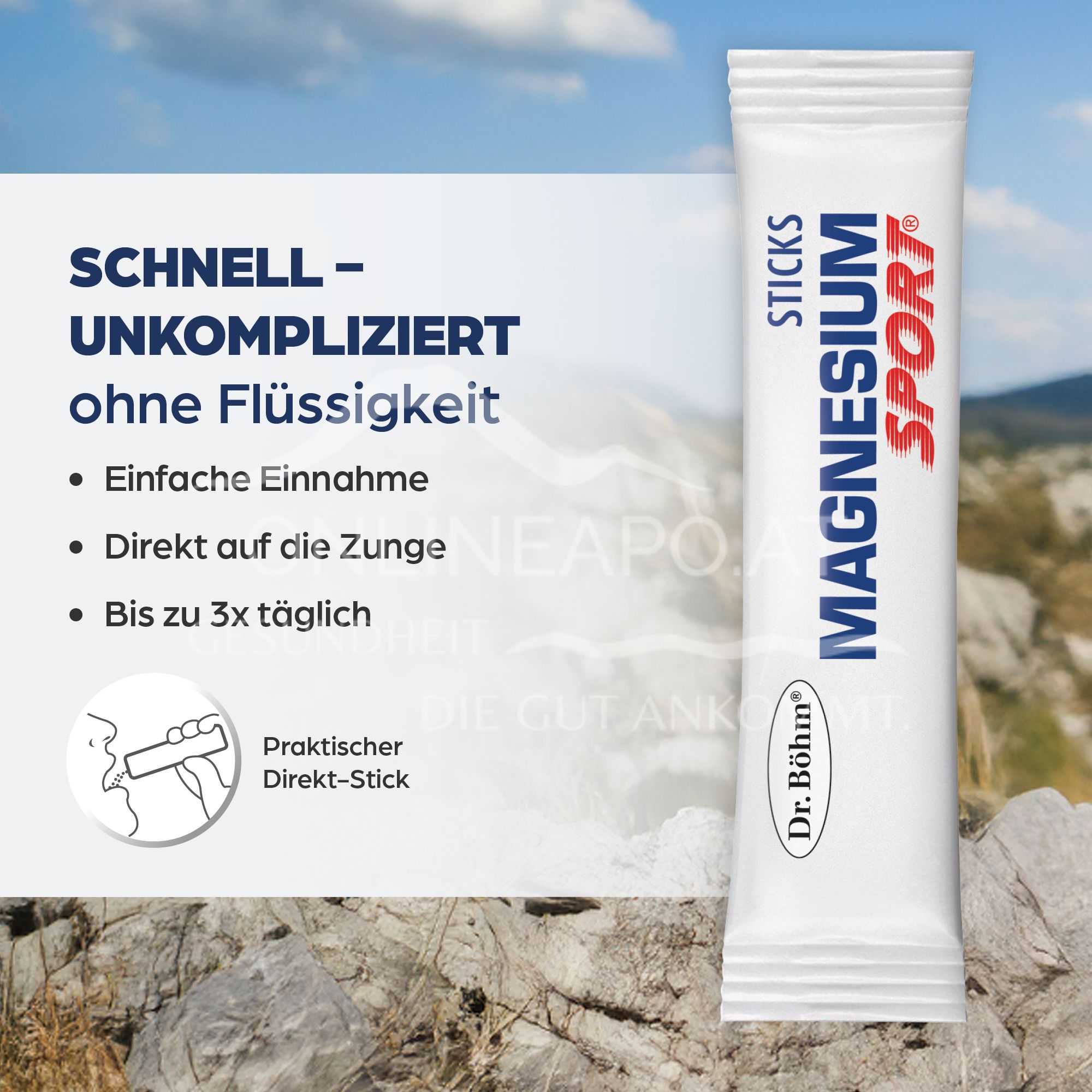 Dr Böhm® Magnesium Sport® Sticks