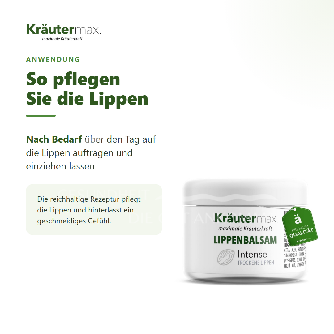 Kräutermax Lippenbalsam intense