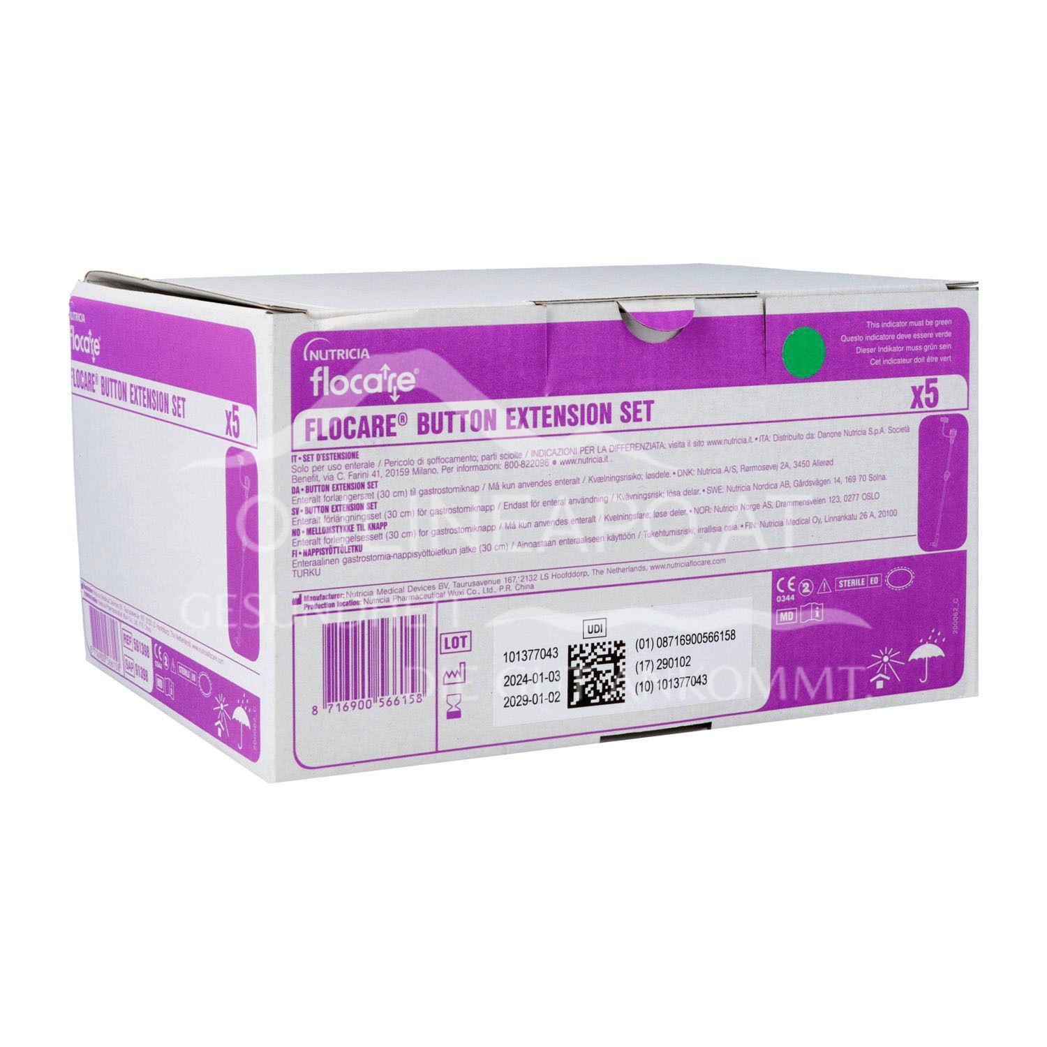 Flocare® Button Extension Set - 30 cm