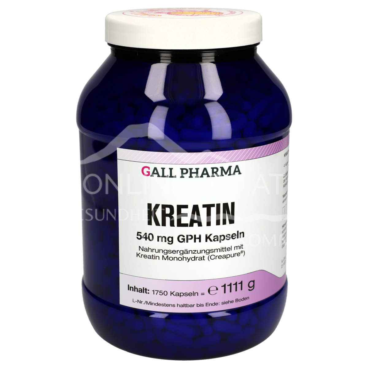 Gall Pharma Creatine 540 mg Capsules