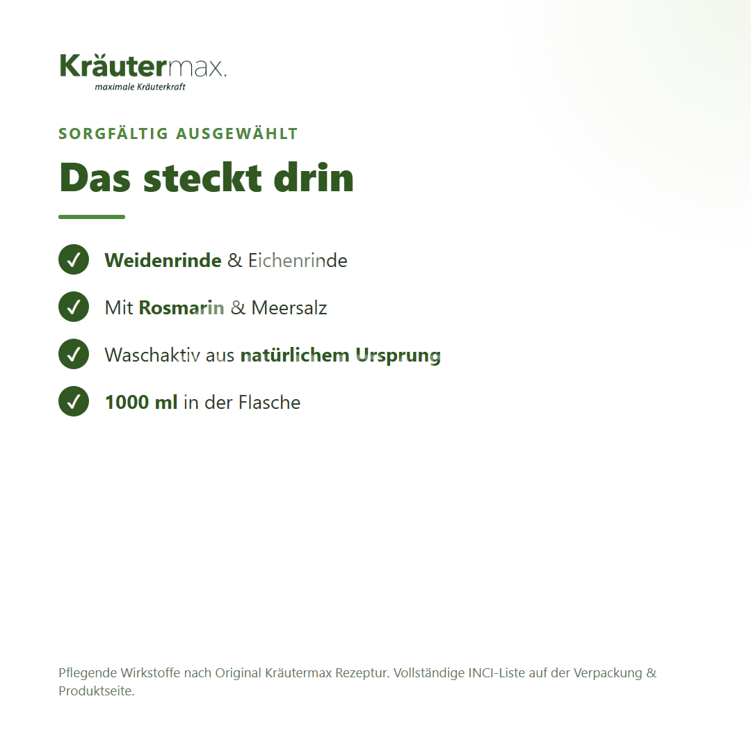 Kräutermax Weidenrinde Shampoo