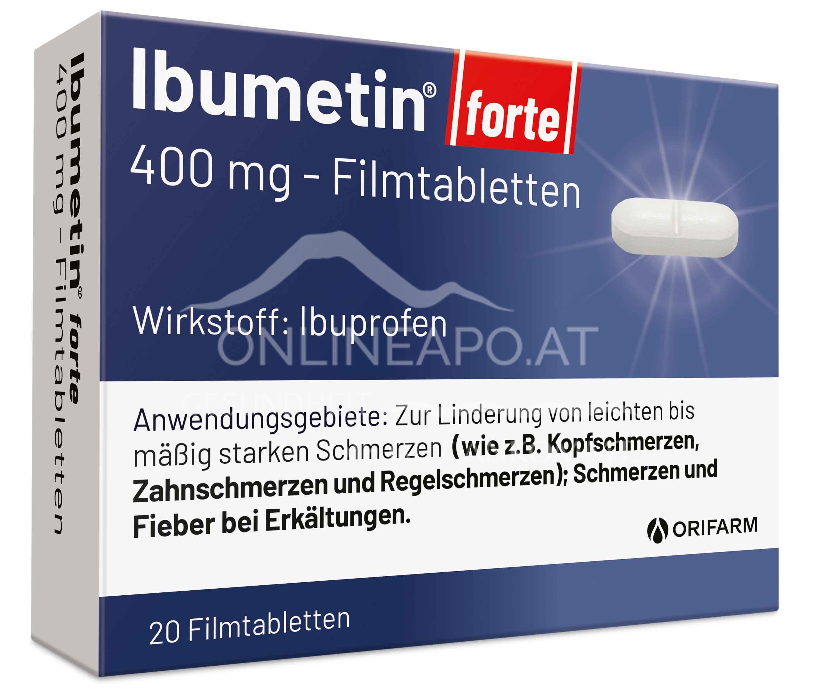 Ibumetin® forte 400 mg Filmtabletten