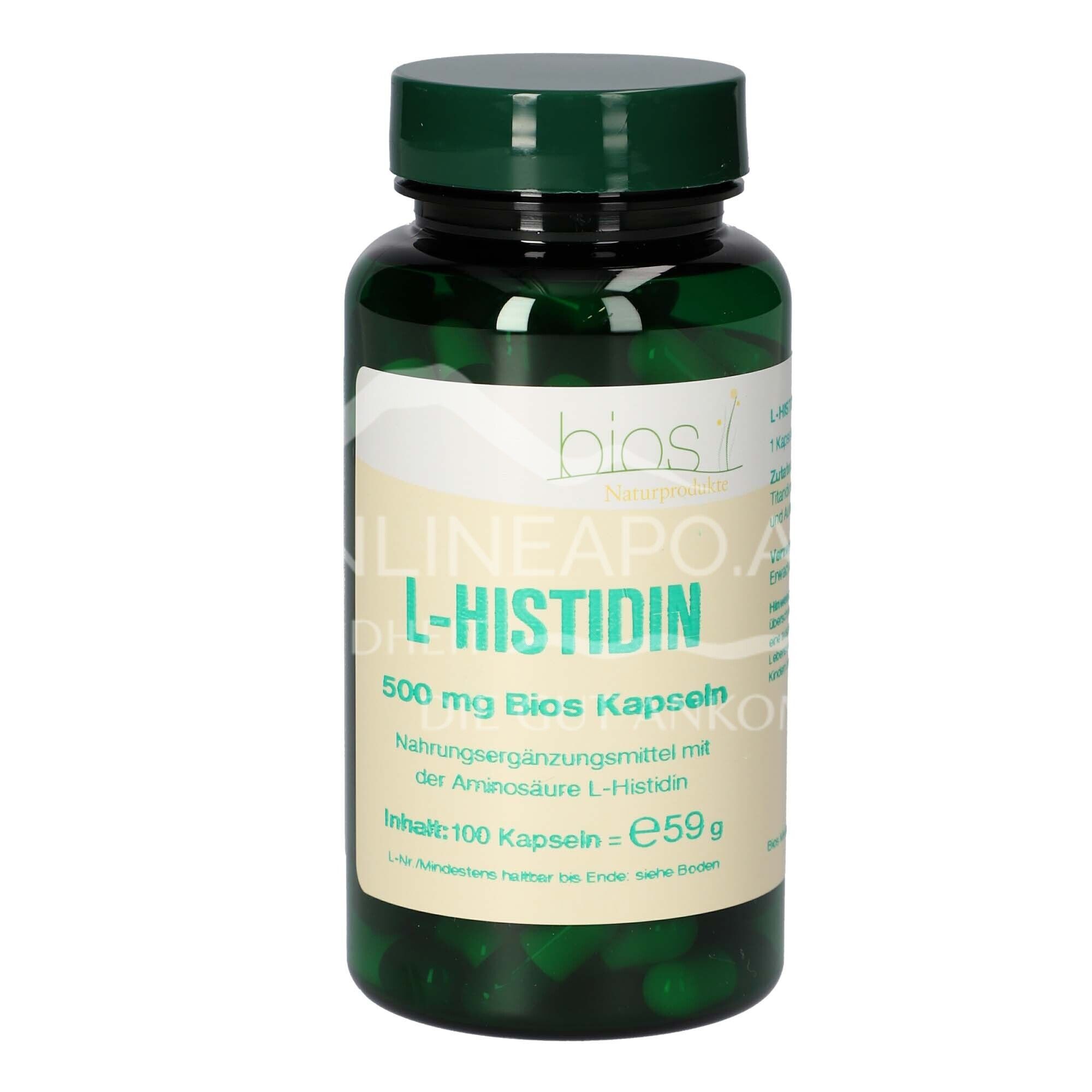 Bios L-Histidine 500 mg capsules