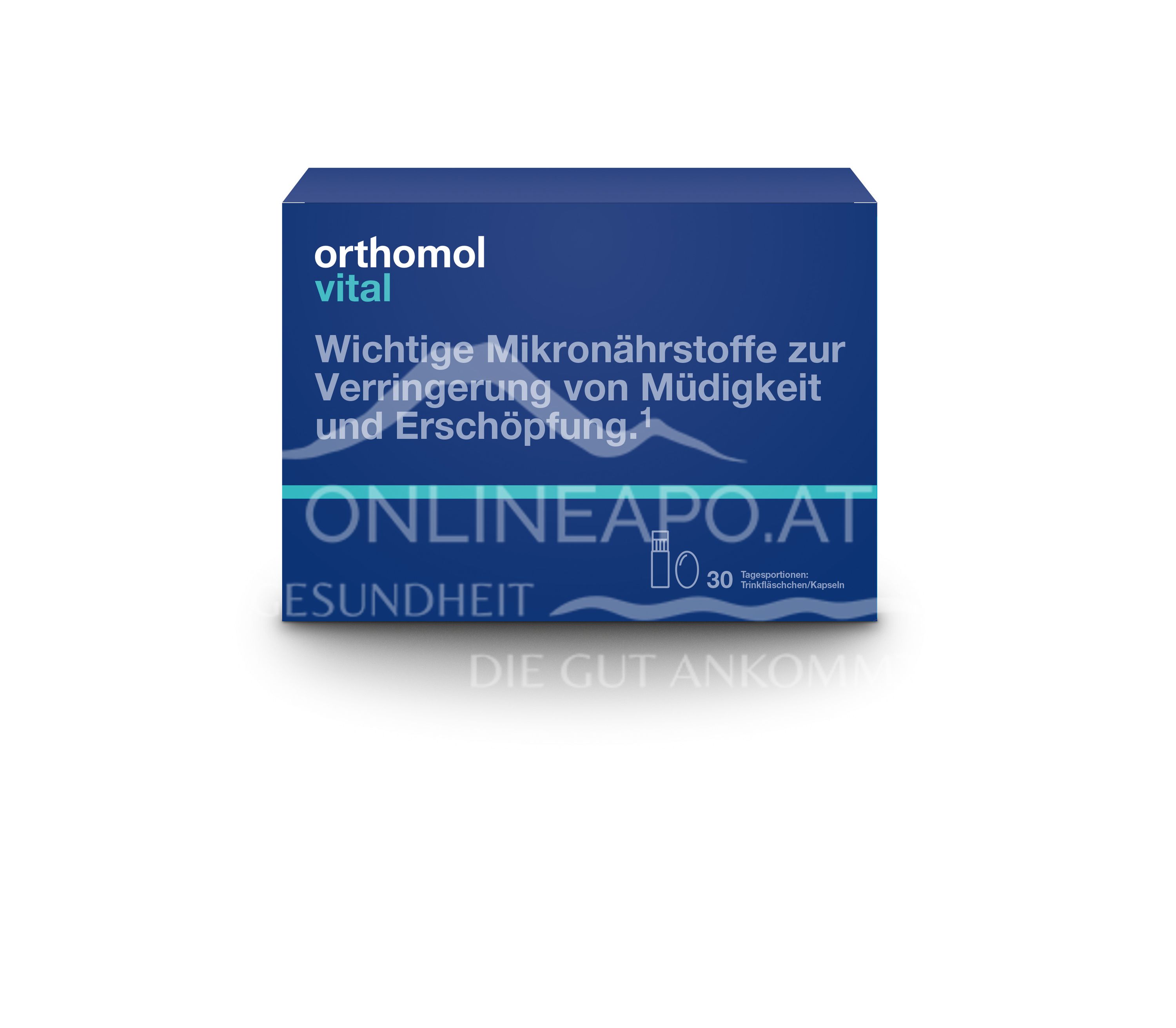 Orthomol Vital drinking bottles + capsules