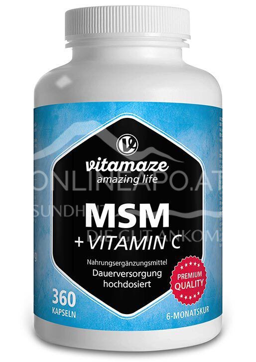 Vitamaze MSM + Vitamin C Kapseln
