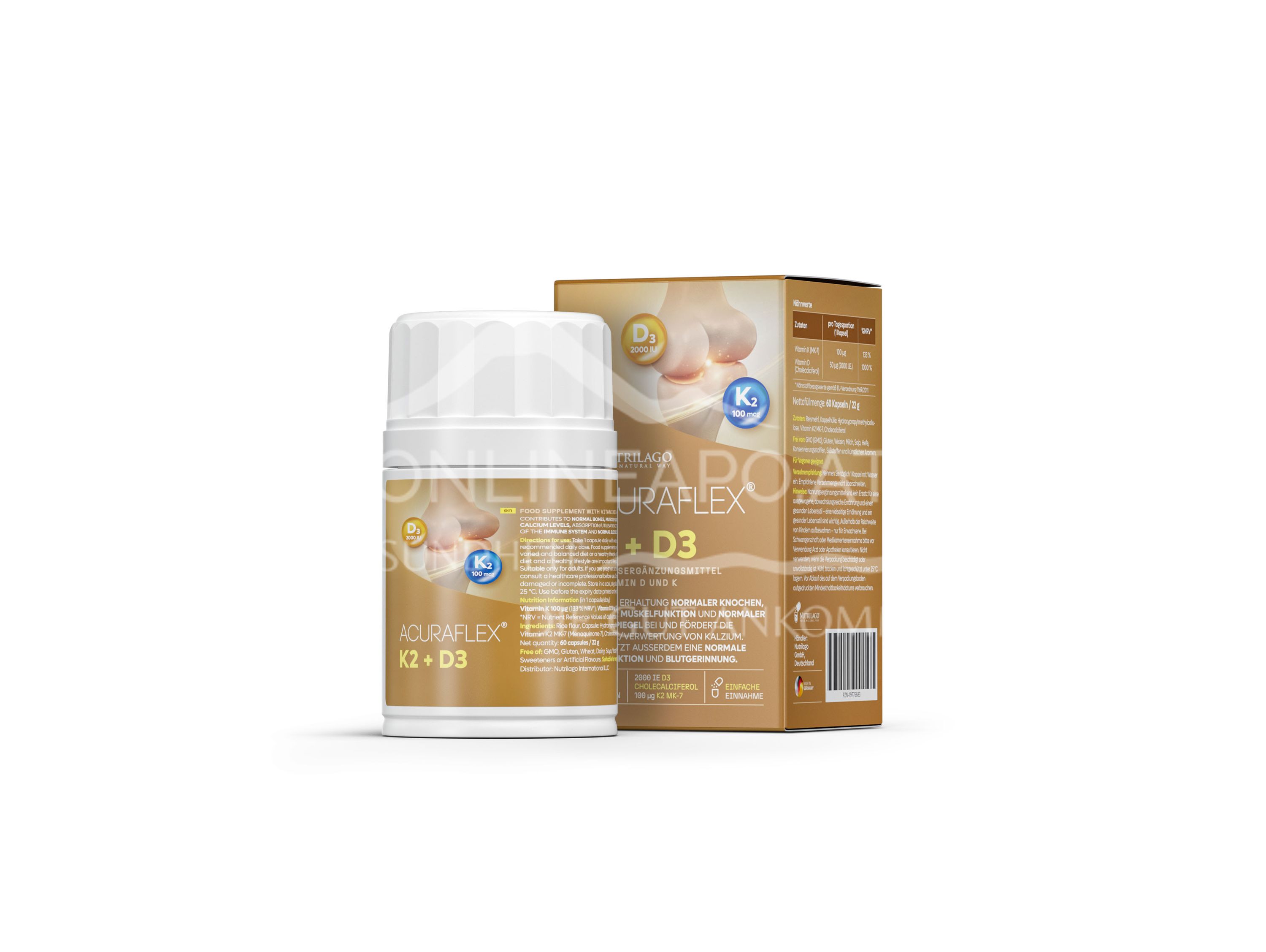 ACURAFLEX® K2 + D3 Kapseln