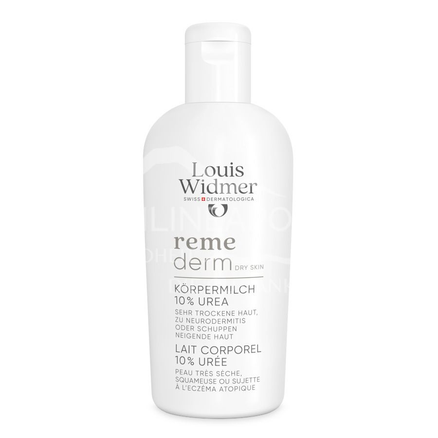 Louis Widmer Remederm Dry Skin Körpermilch 10 % Urea - ohne Parfum