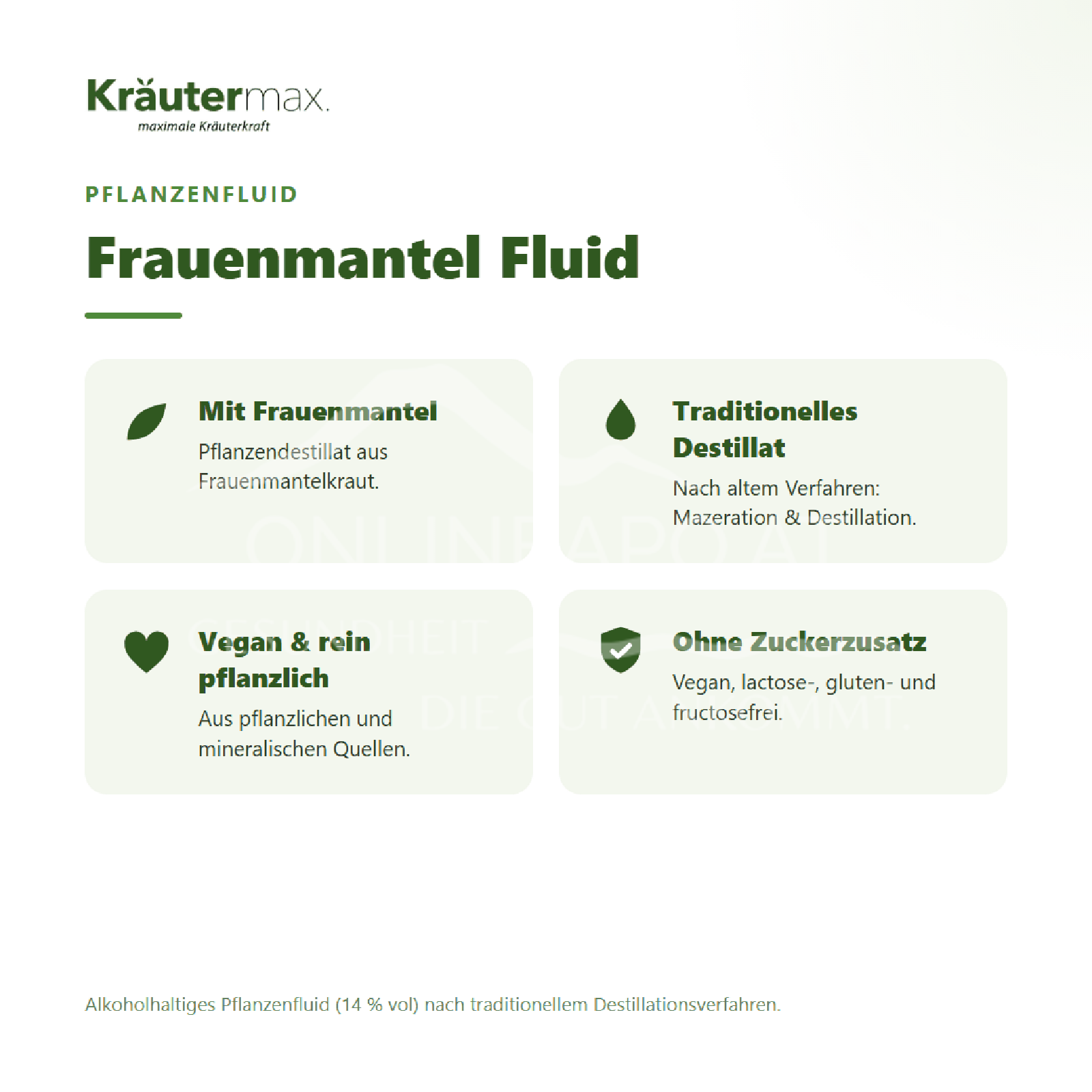 Kräutermax Frauenmantel Tropfen Fluid