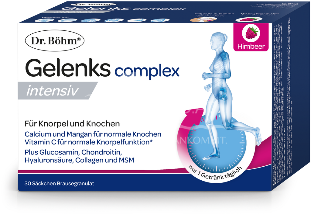Dr. Böhm® Gelenks complex intensiv Brausegranulat - Himbeer
