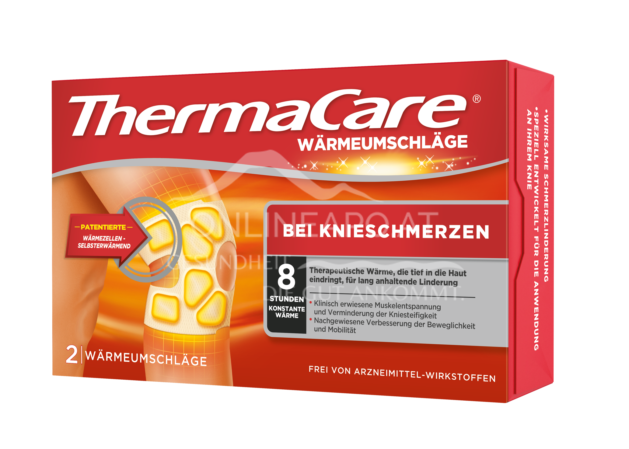 ThermaCare® Wärmeumschläge bei Knieschmerzen