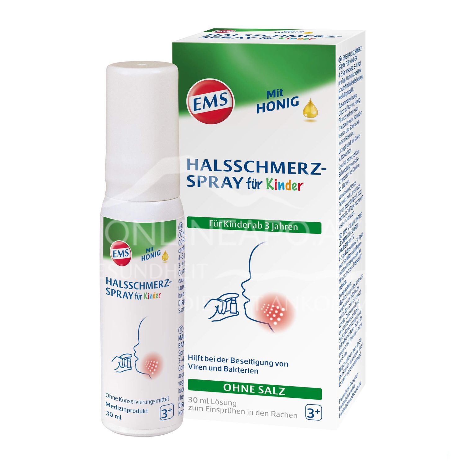 Emser® Halsschmerz-Spray für Kinder mit Honig
