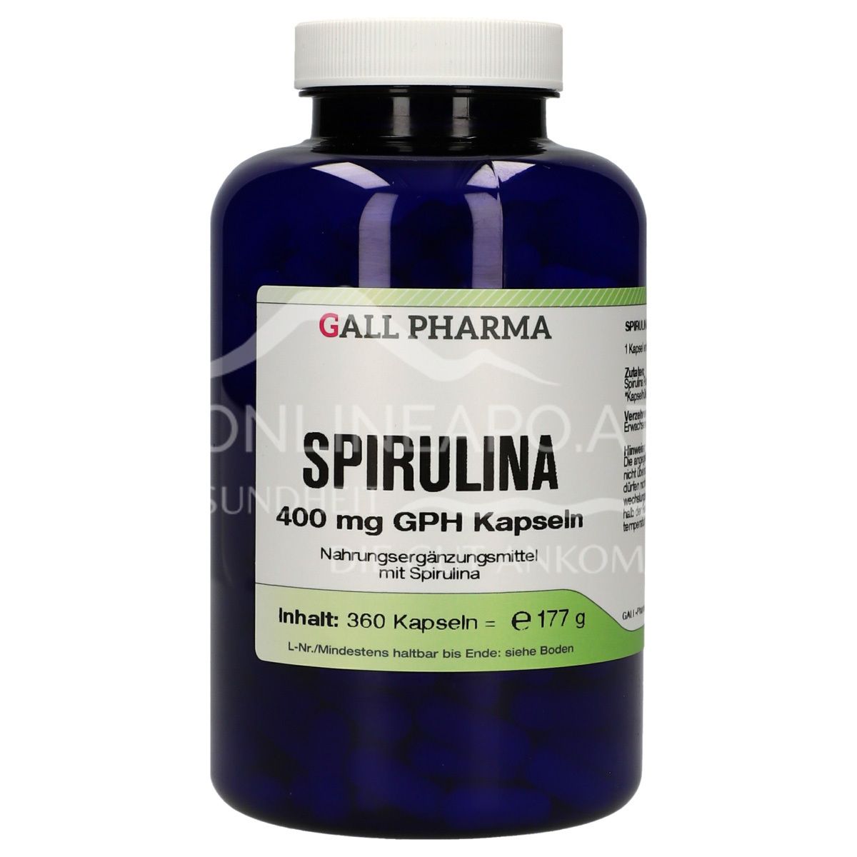 Gall Pharma Spirulina 400 mg Kapseln