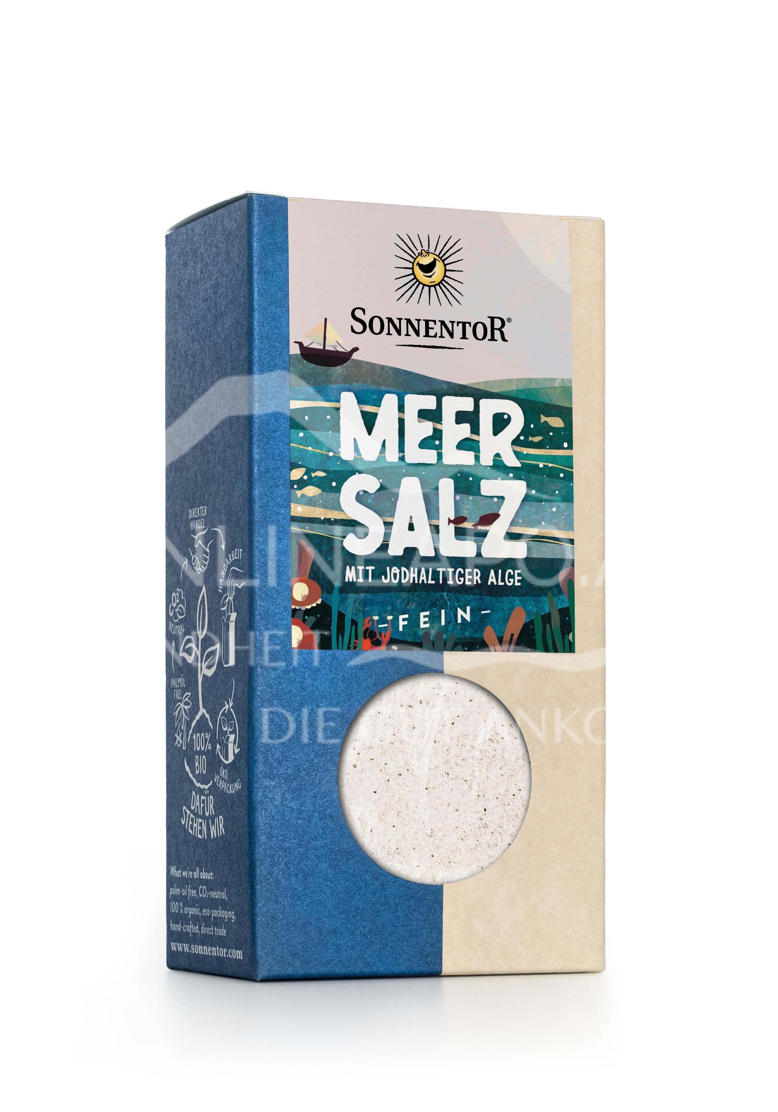 Sonnentor Meersalz mit jodhaltiger Alge, fein