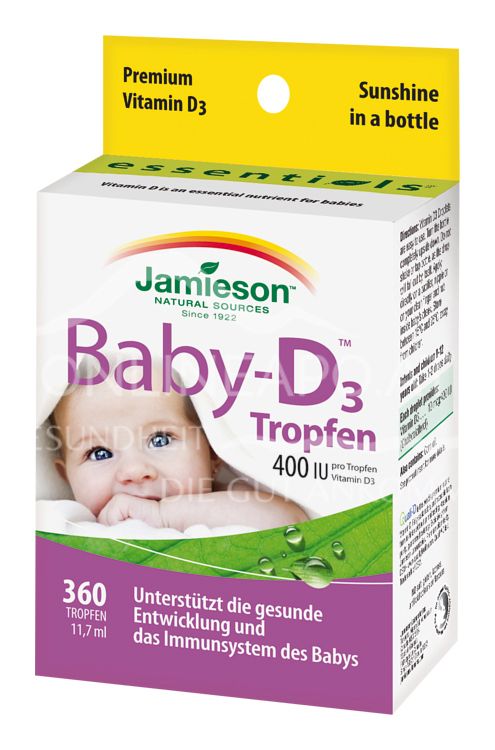 Jamieson Baby D 400 IU Vitamin D3 Tropfen