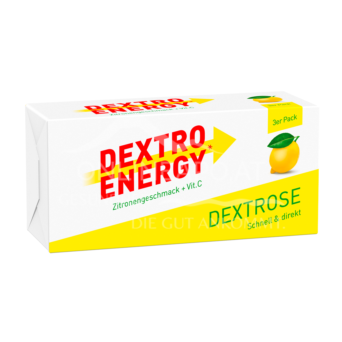 Dextro Energy* Zitrone + Vitamin C Traubenzuckerwürfel 3x46 g