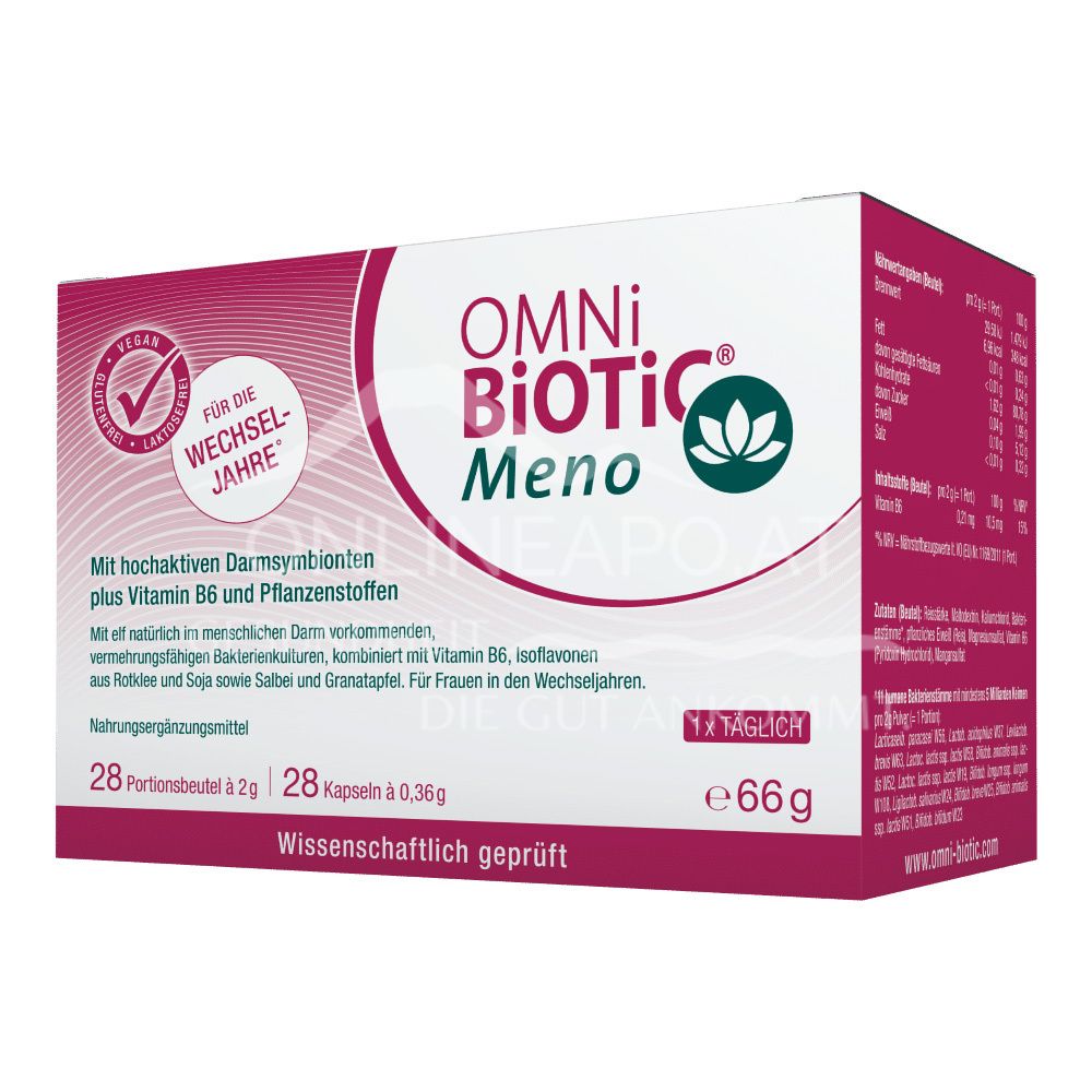 OMNi-BiOTiC® Meno Sachets + Kapseln